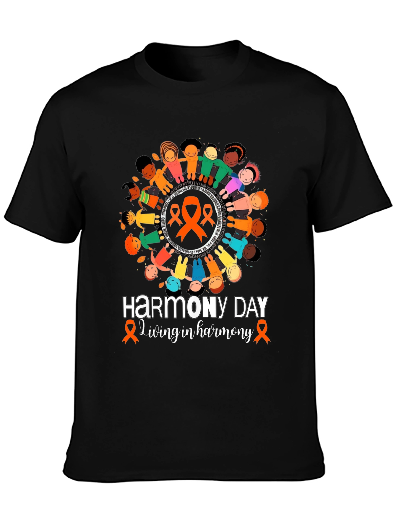 Harmony Day T-Shirt: Living In Harmony Graphic Tee
