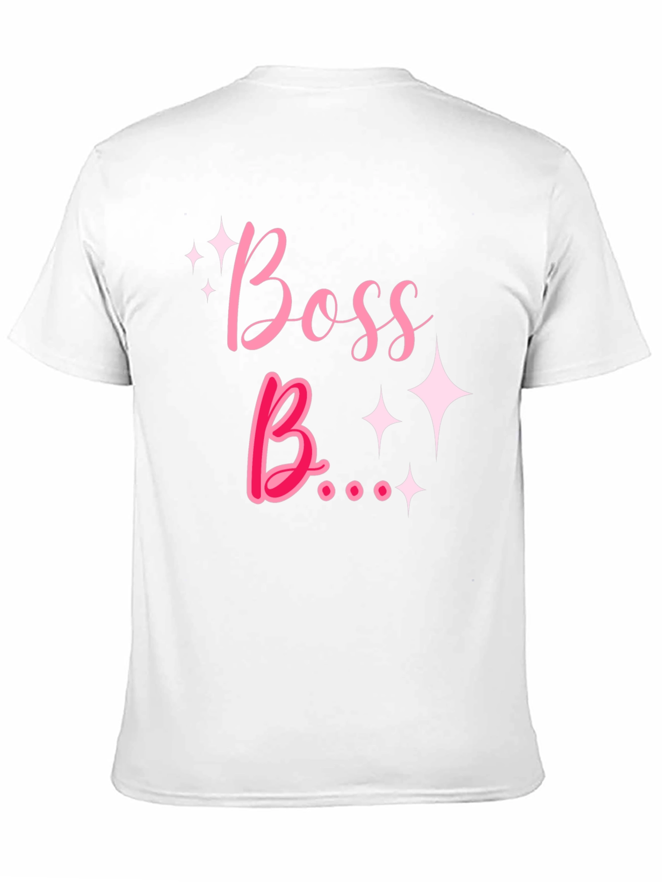 Boss B T-Shirt - Black Tee with Pink Graphic
