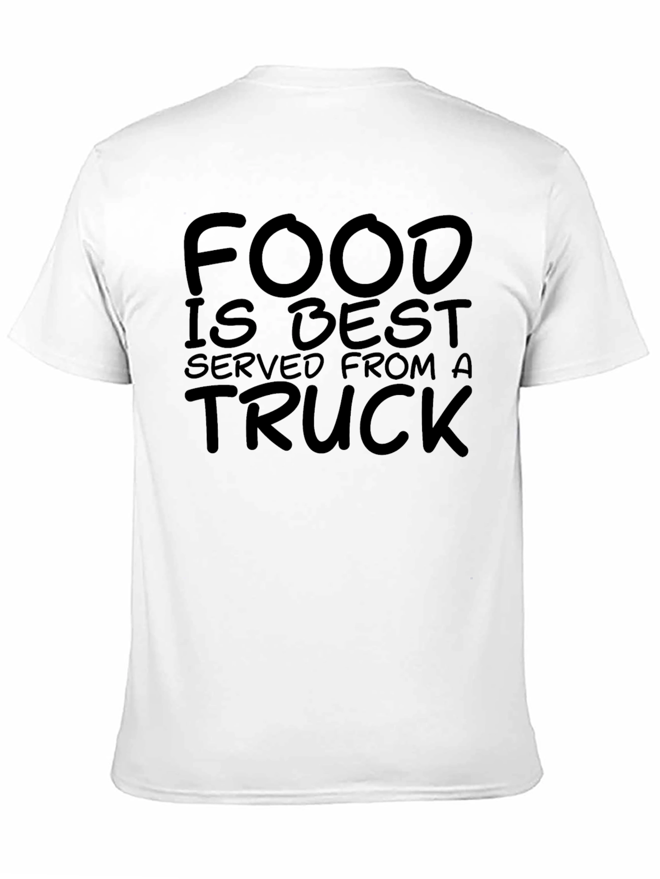 Food Truck Lover Black Cotton Tee
