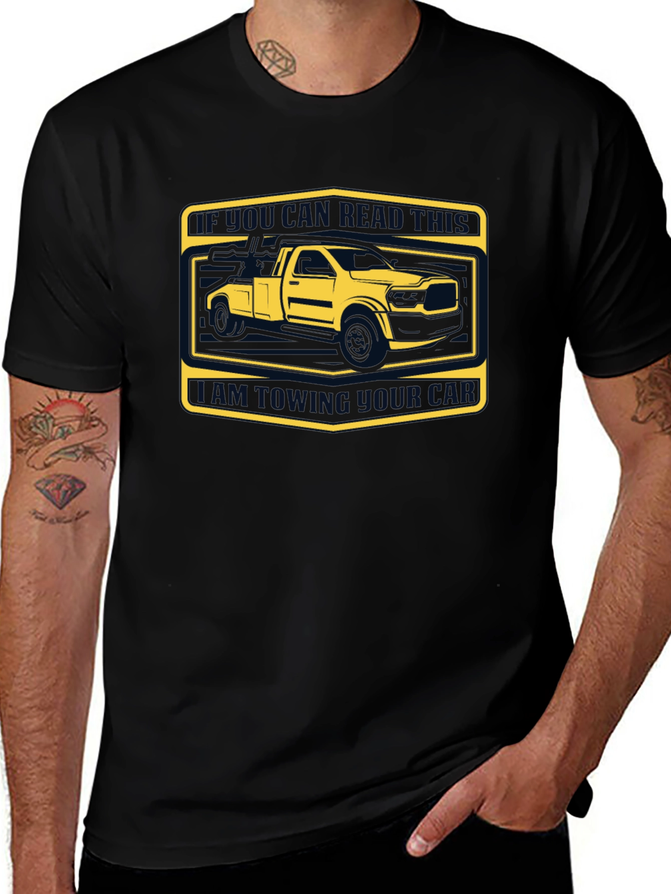 Tow Truck Graphic T-Shirt - Heavy Duty Apparel