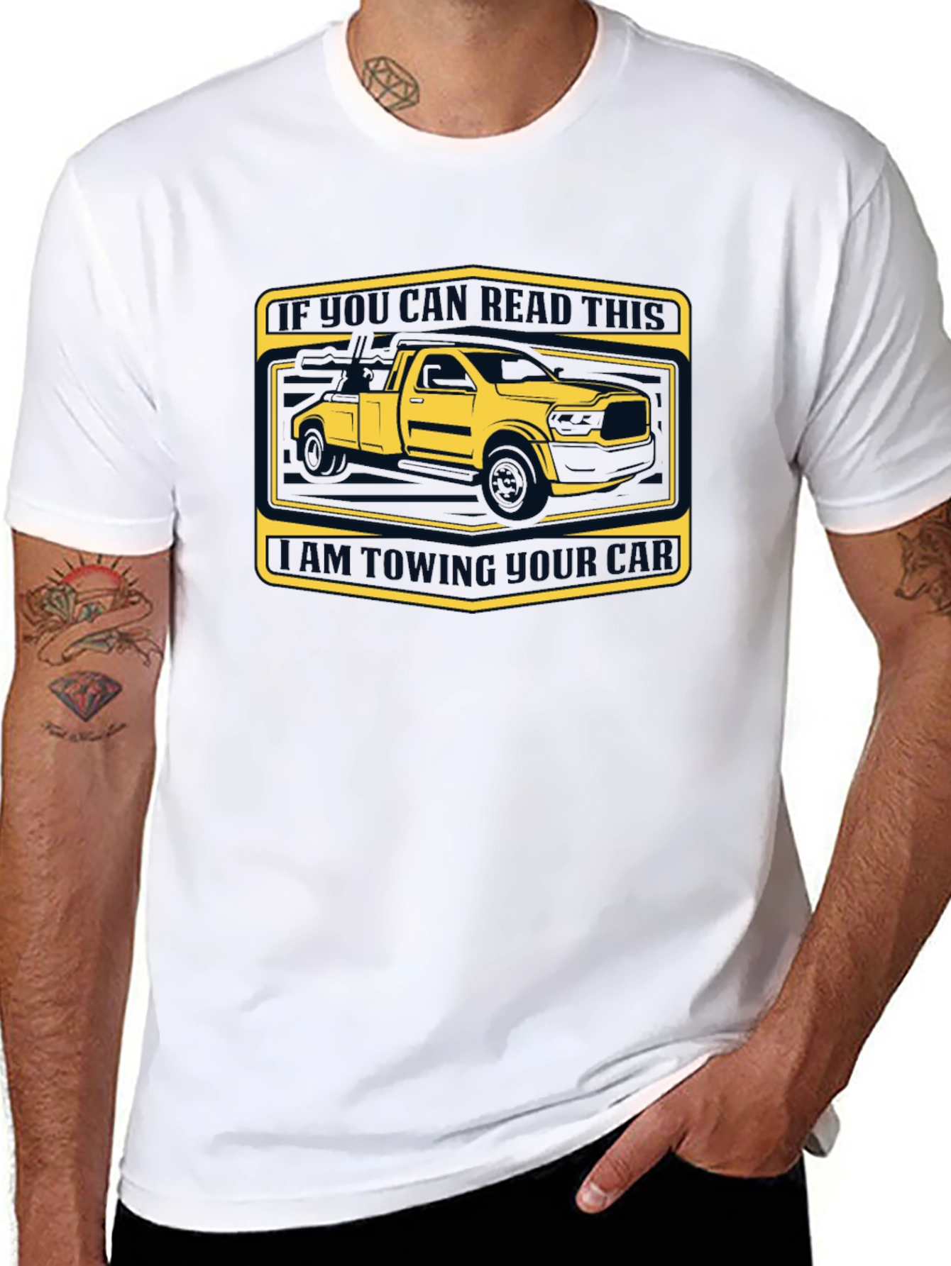 Tow Truck Graphic T-Shirt - Heavy Duty Apparel