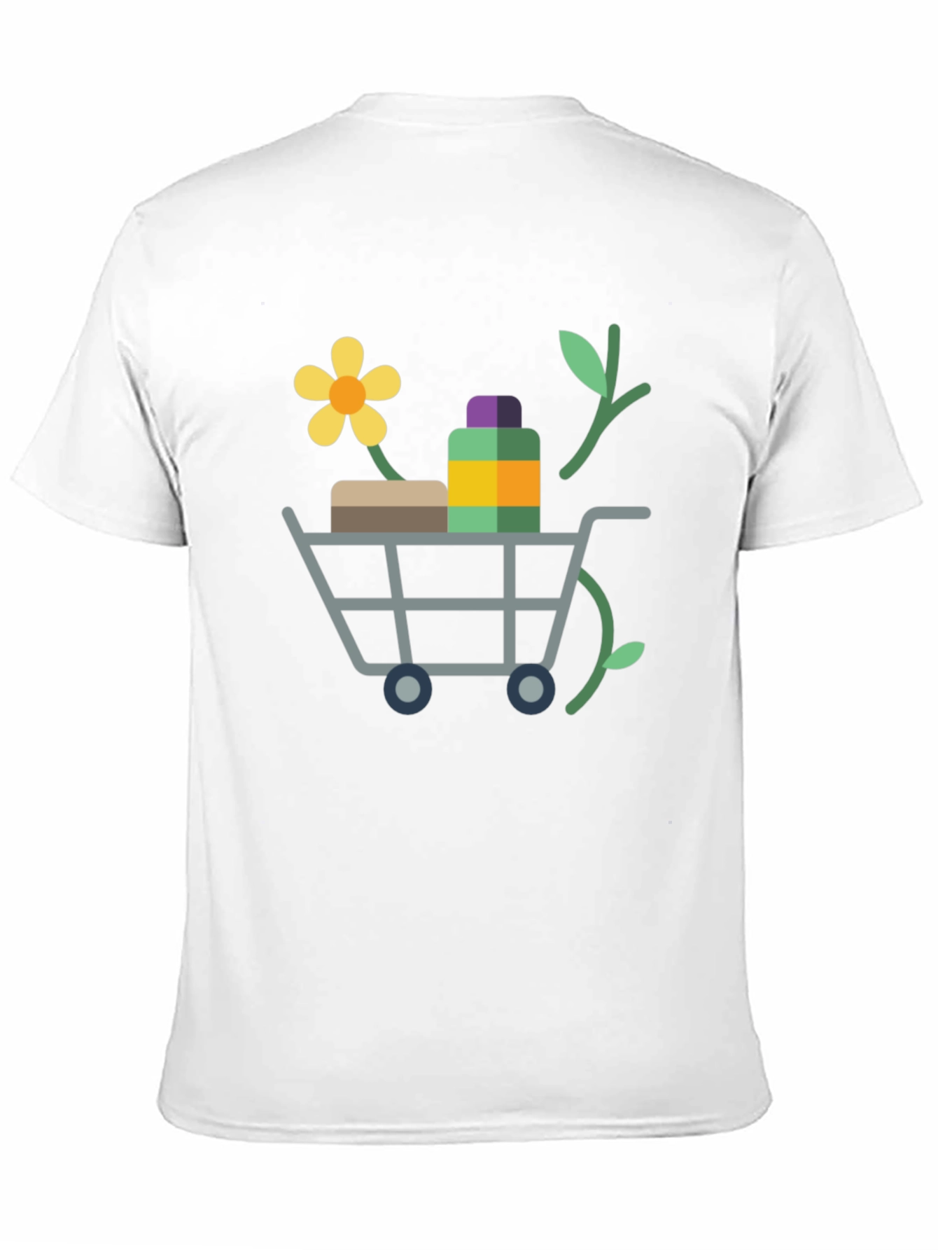 Eco-Friendly Shopping Cart Graphic Tee