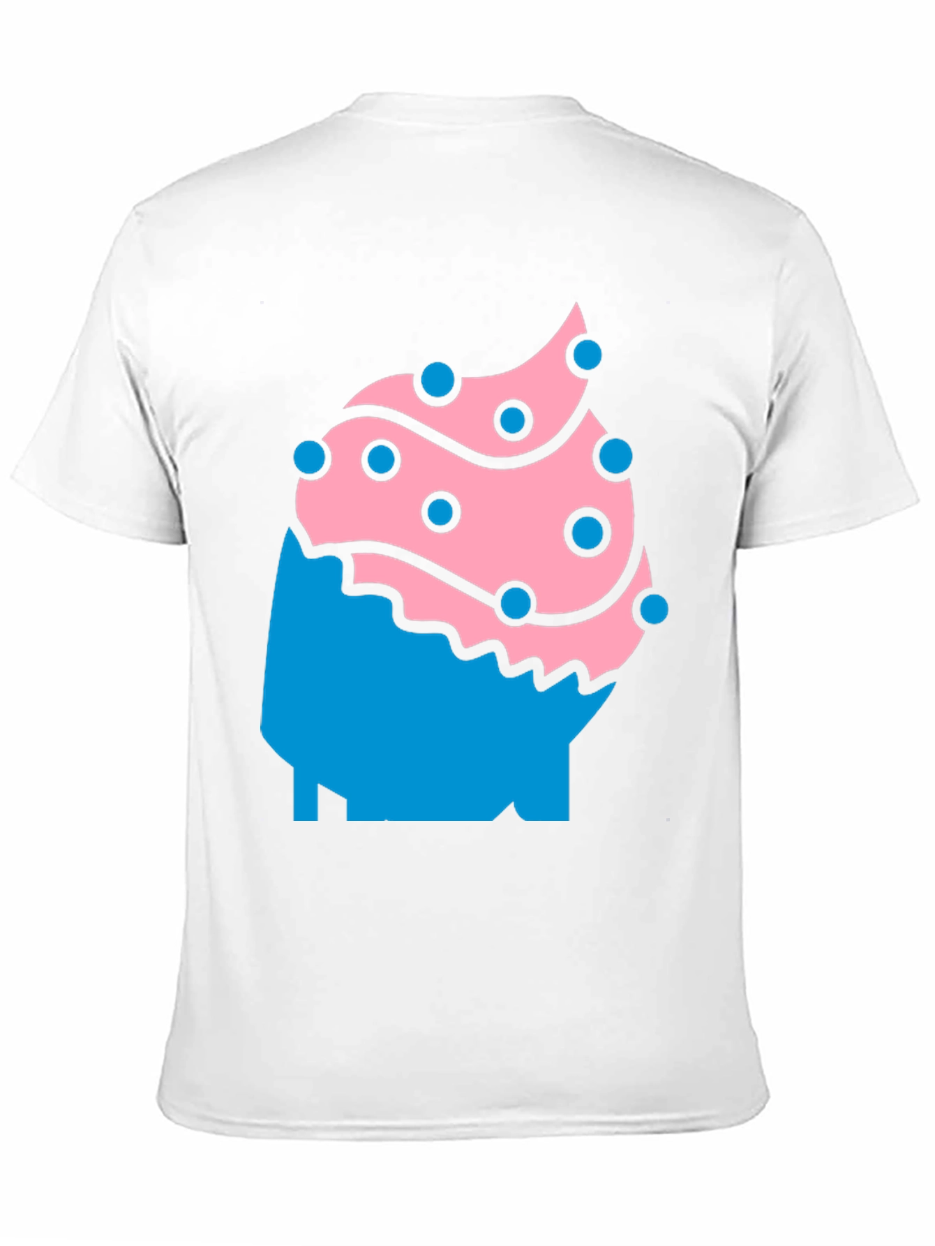 Fun Cupcake Graphic Tee - Black Casual Shirt