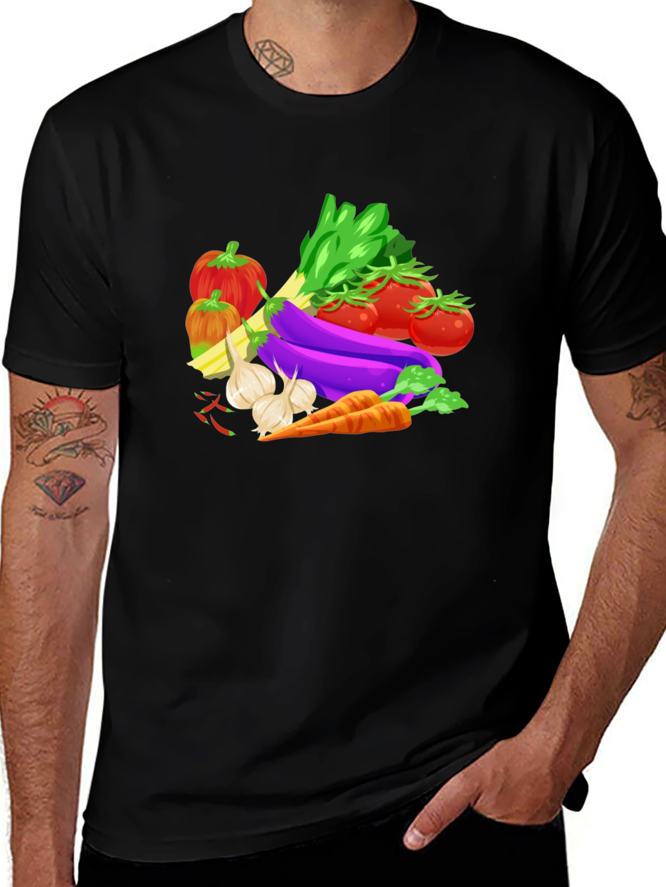 Vegetable Medley Graphic T-Shirt