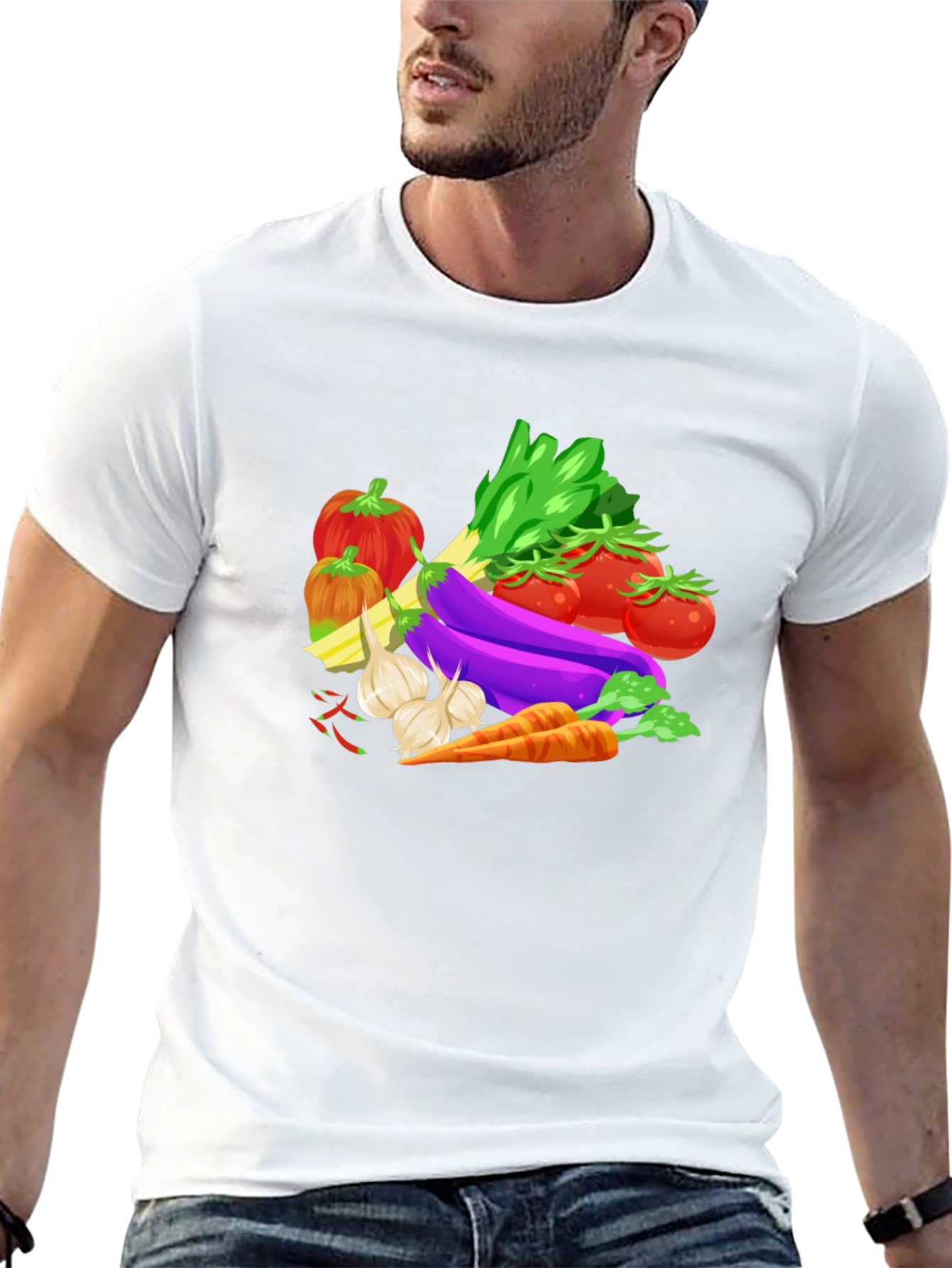 Vegetable Medley Graphic T-Shirt