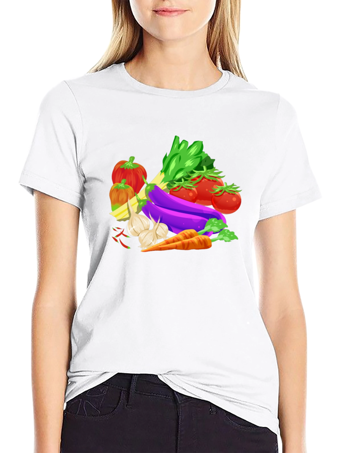 Vegetable Medley Graphic T-Shirt