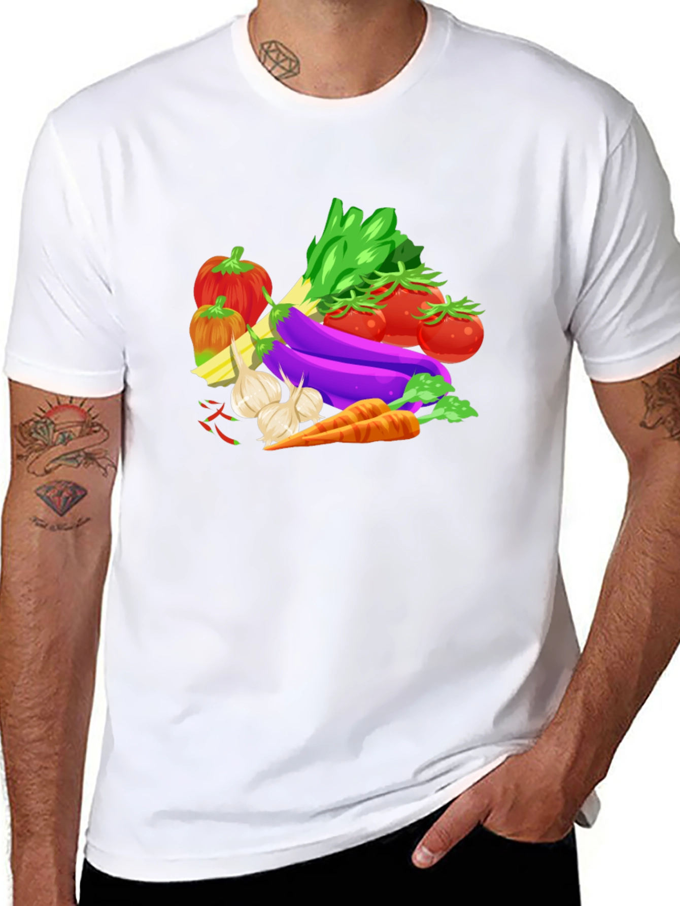 Vegetable Medley Graphic T-Shirt