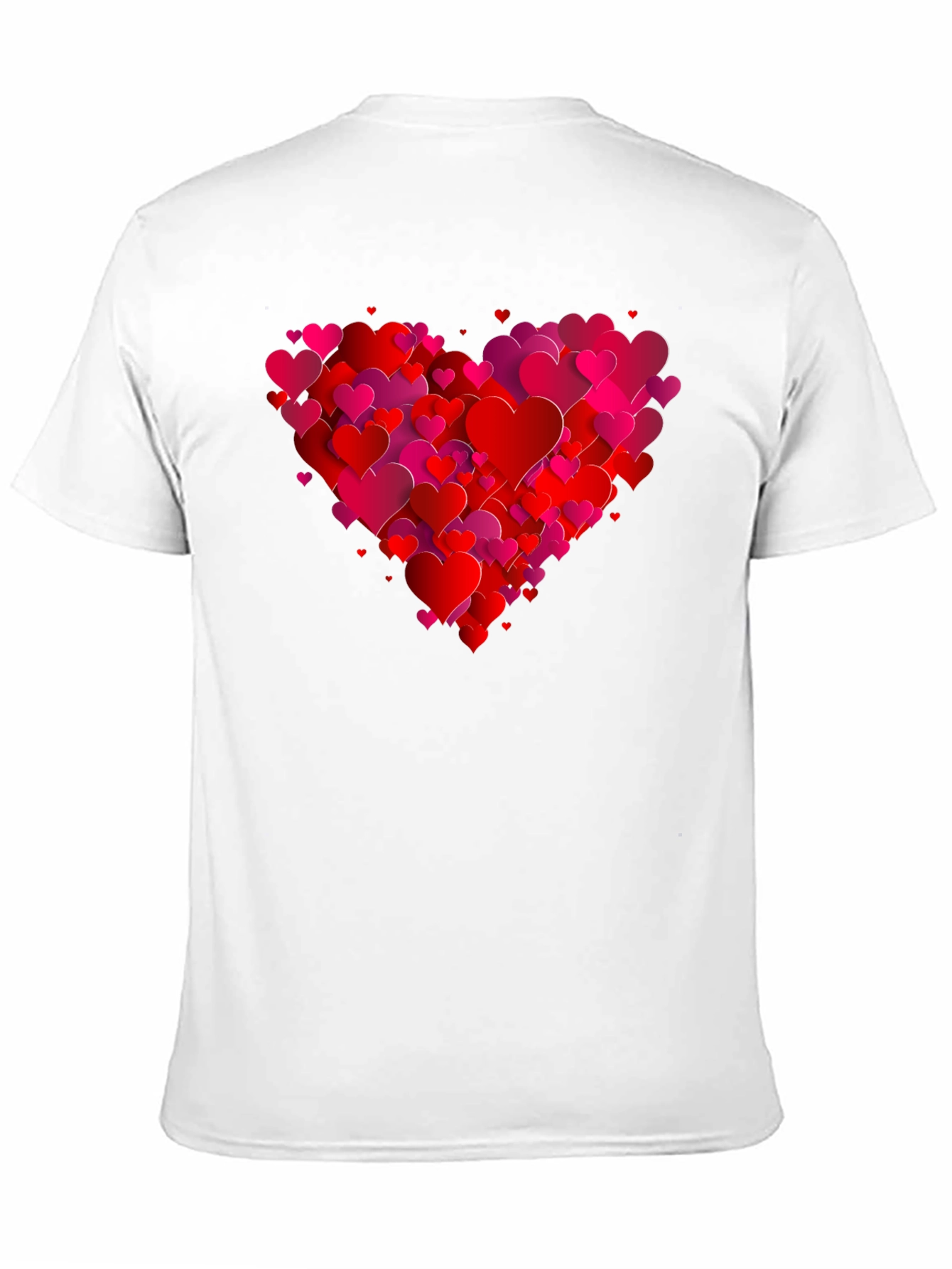 Heart Graphic Black T-Shirt - Valentines Day
