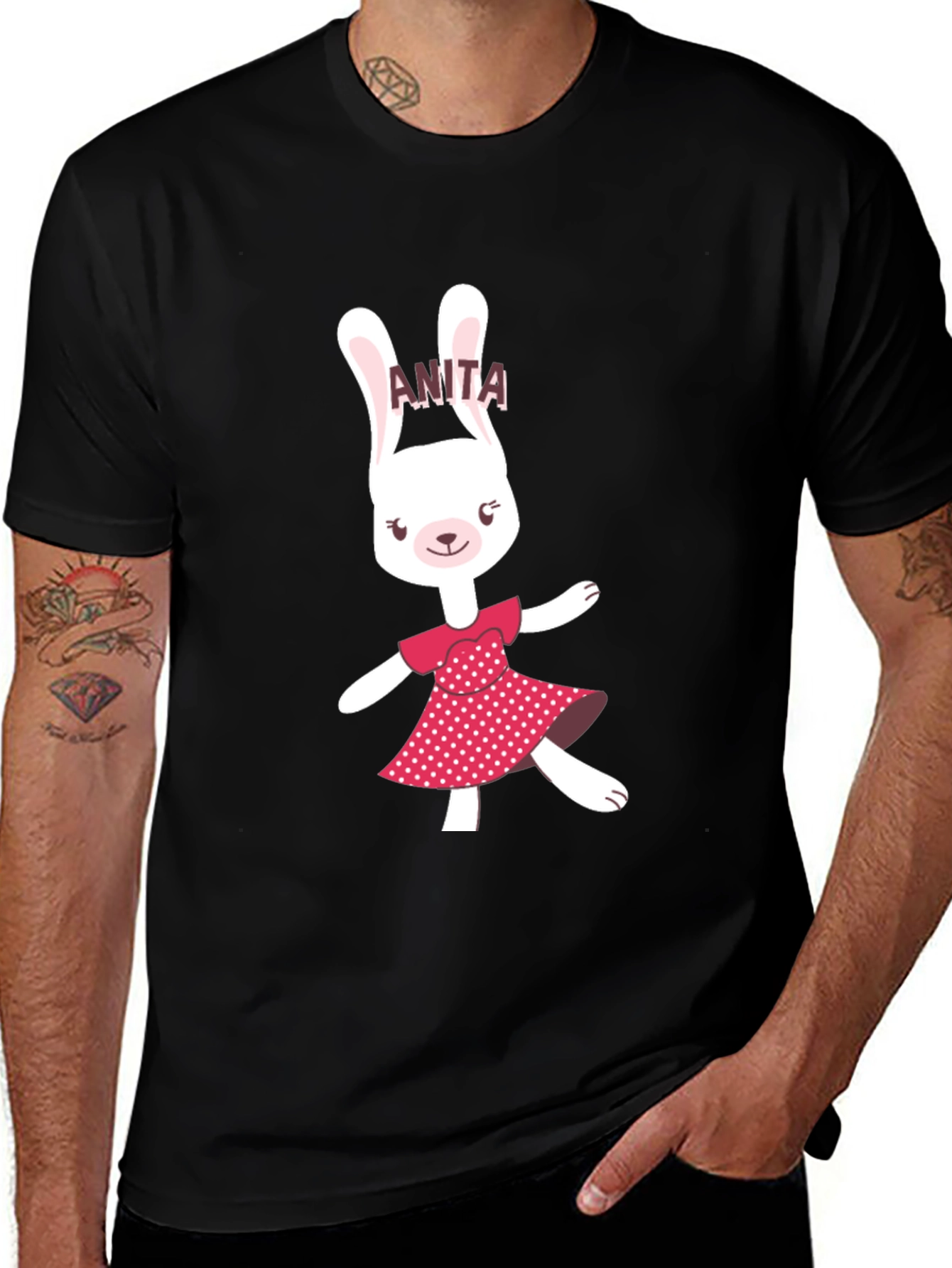 Bunny in Dress - Unisex T-Shirt