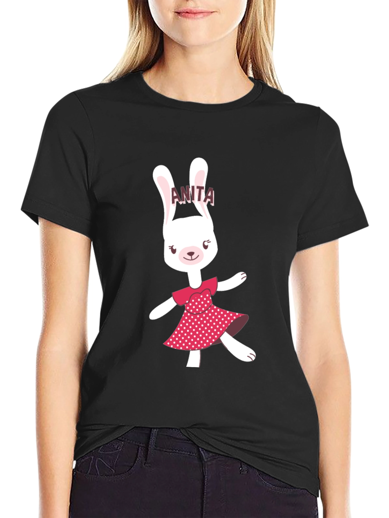 Bunny in Dress - Unisex T-Shirt
