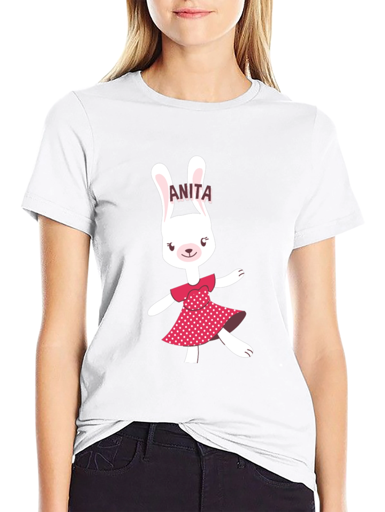 Bunny in Dress - Unisex T-Shirt