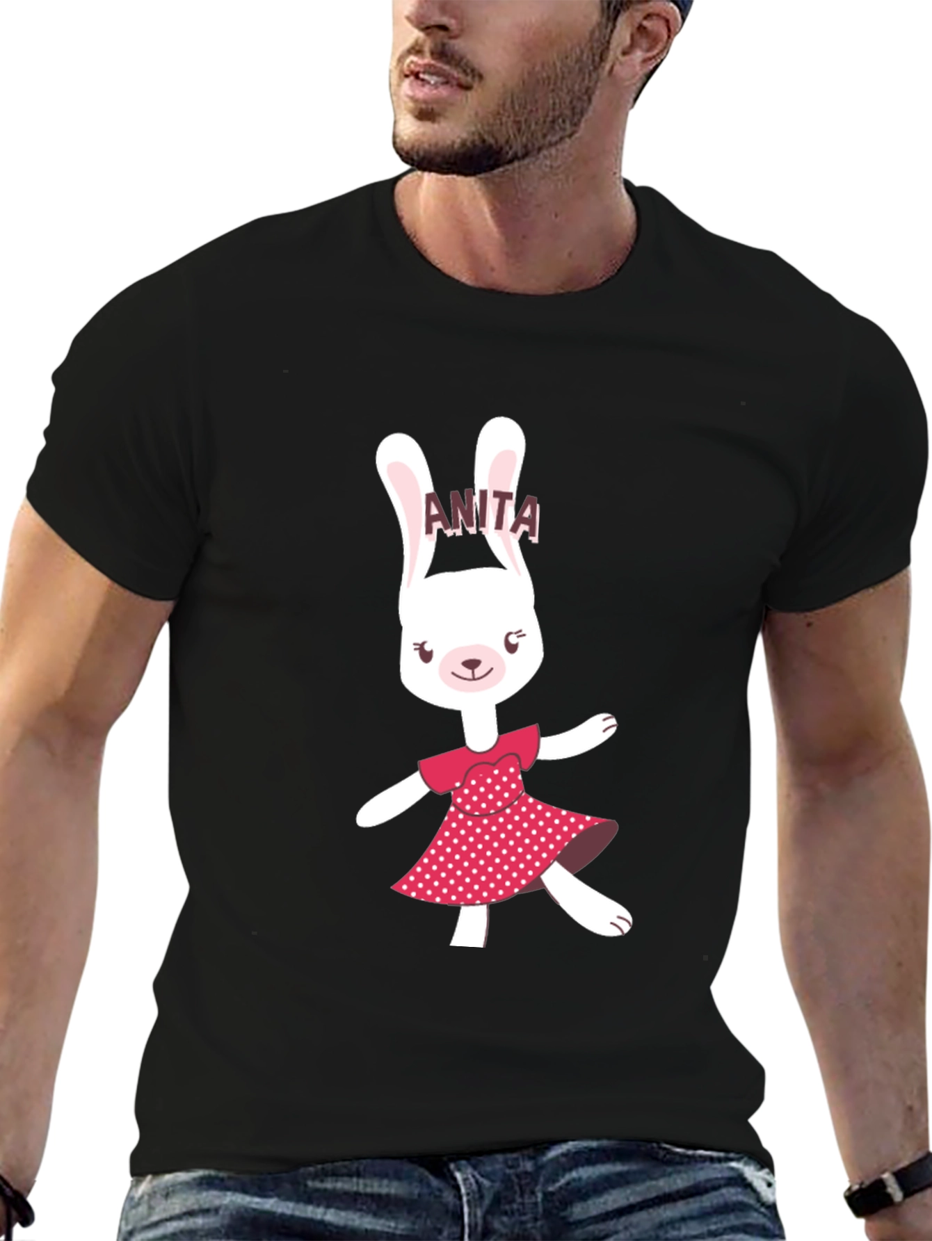Bunny in Dress - Unisex T-Shirt