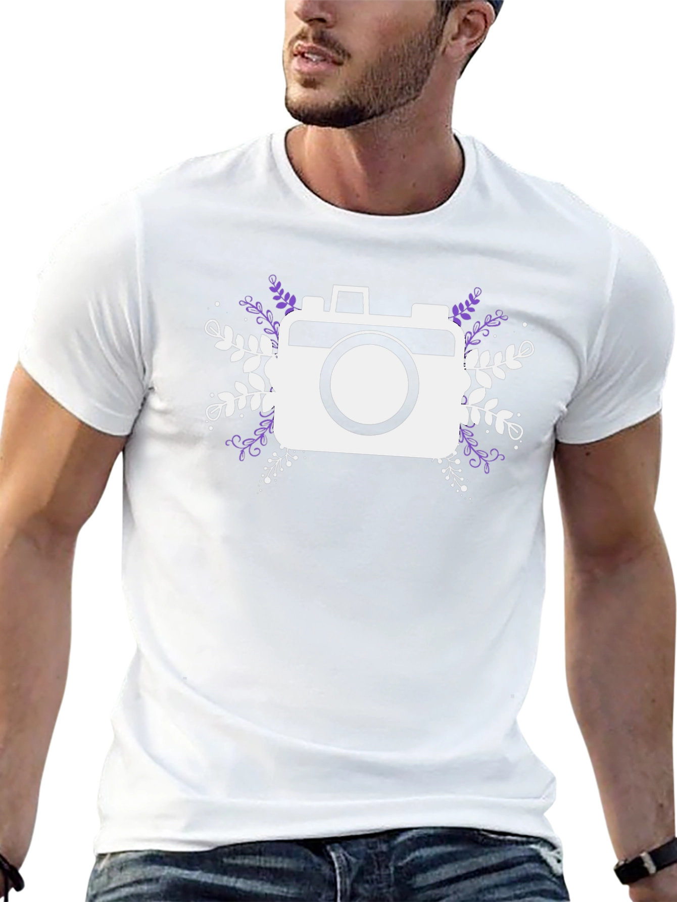Camera Graphic Black T-Shirt