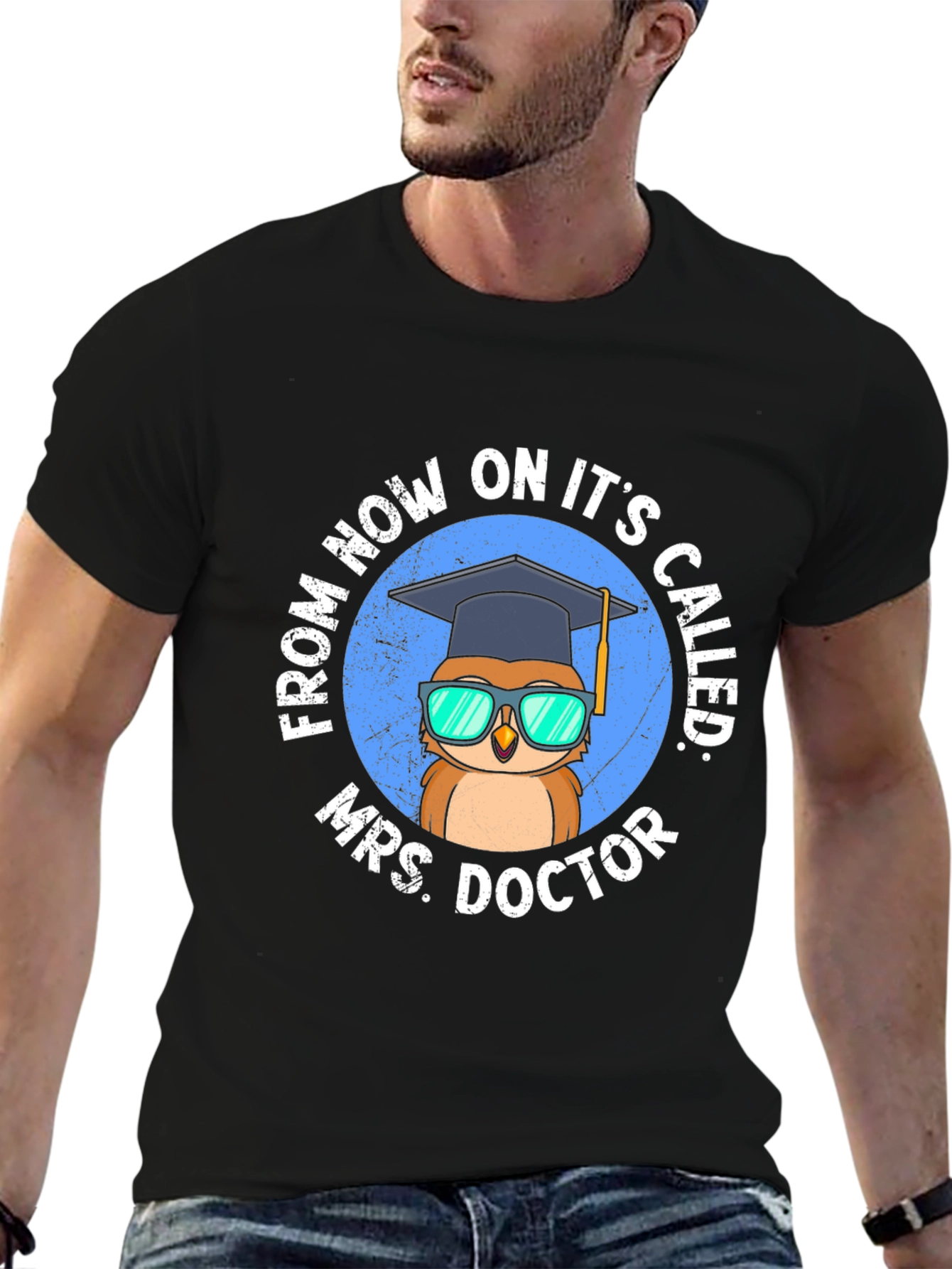 Mrs. Doctor Owl Graduation T-Shirt