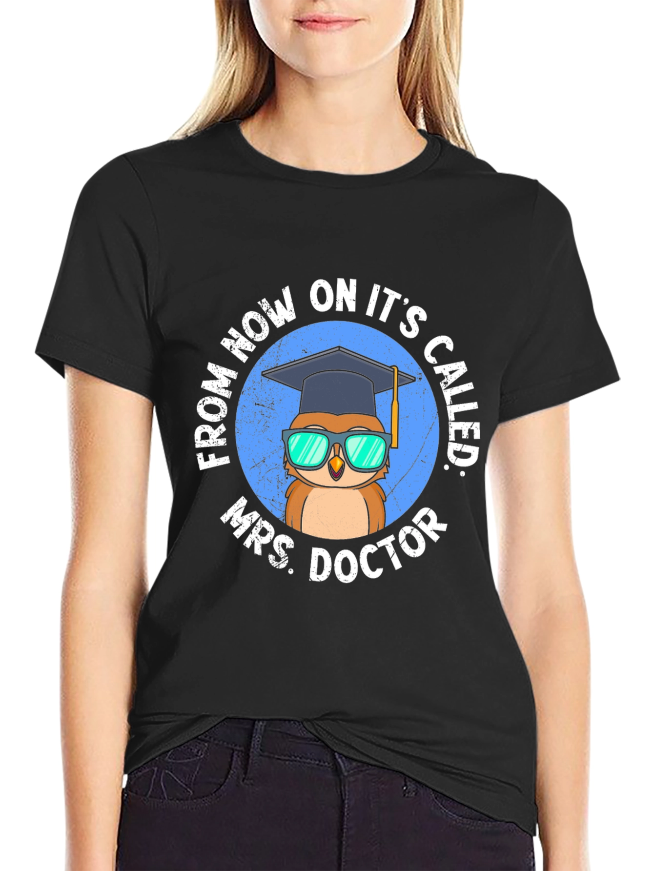 Mrs. Doctor Owl Graduation T-Shirt