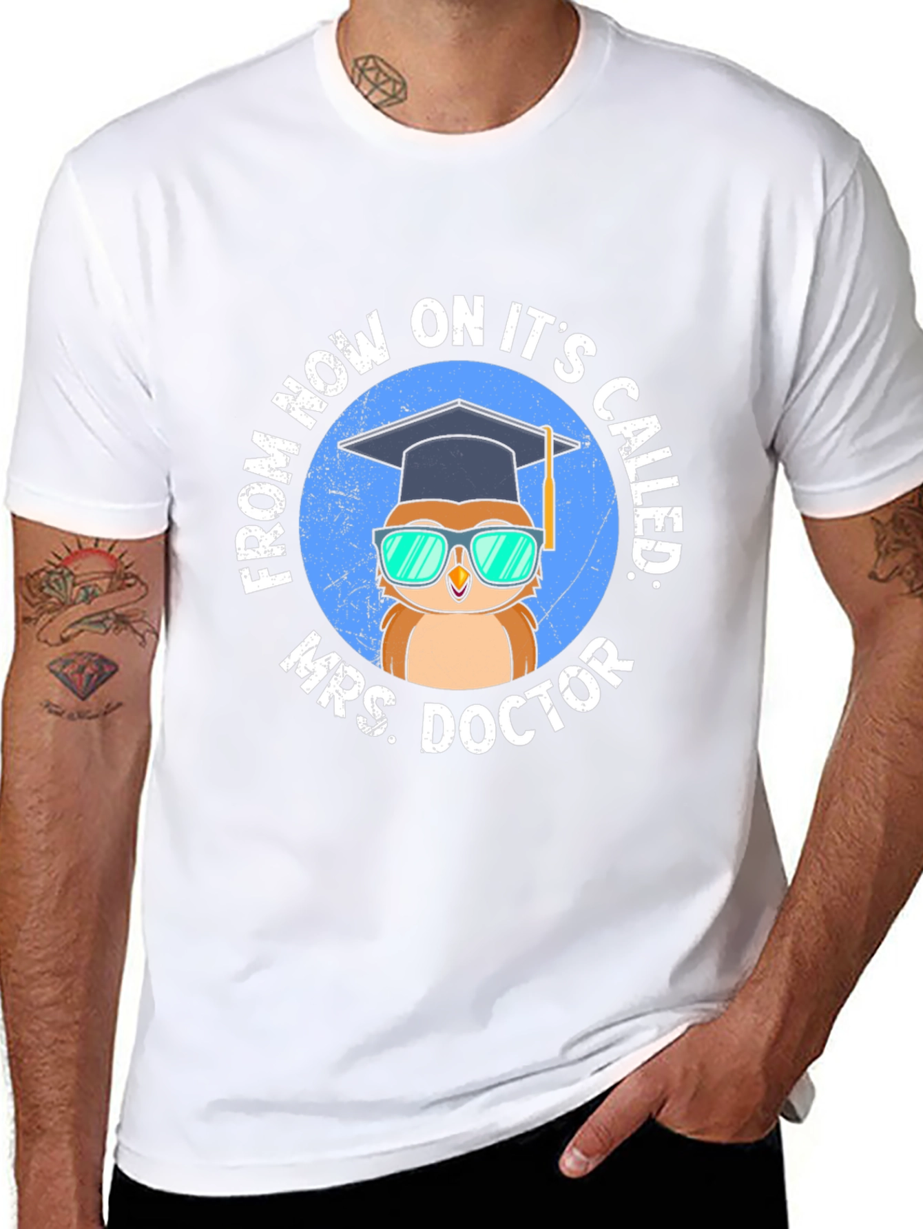 Mrs. Doctor Owl Graduation T-Shirt