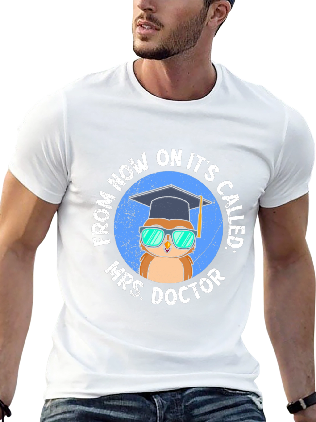 Mrs. Doctor Owl Graduation T-Shirt