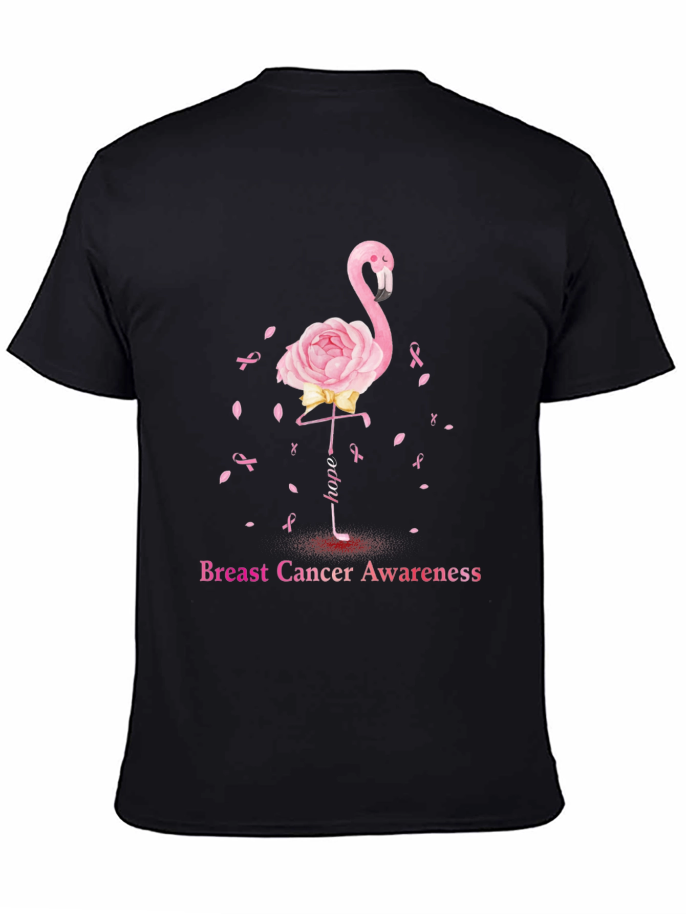 Breast Cancer Awareness Flamingo T-Shirt