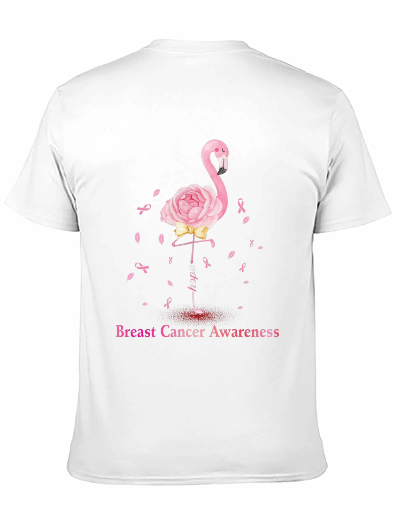 Breast Cancer Awareness Flamingo T-Shirt