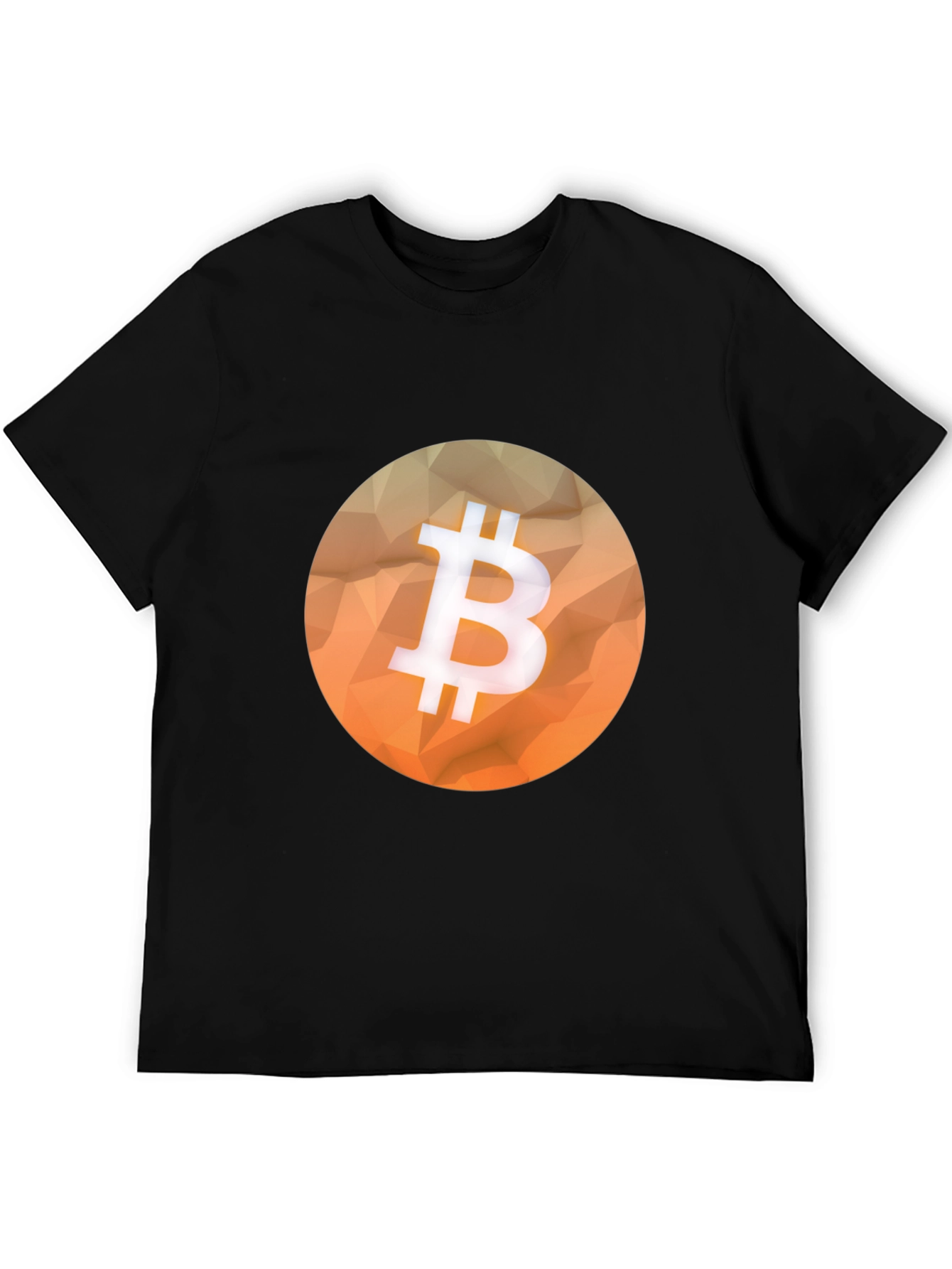 Bitcoin Graphic Tee - Black Cotton Crypto Shirt