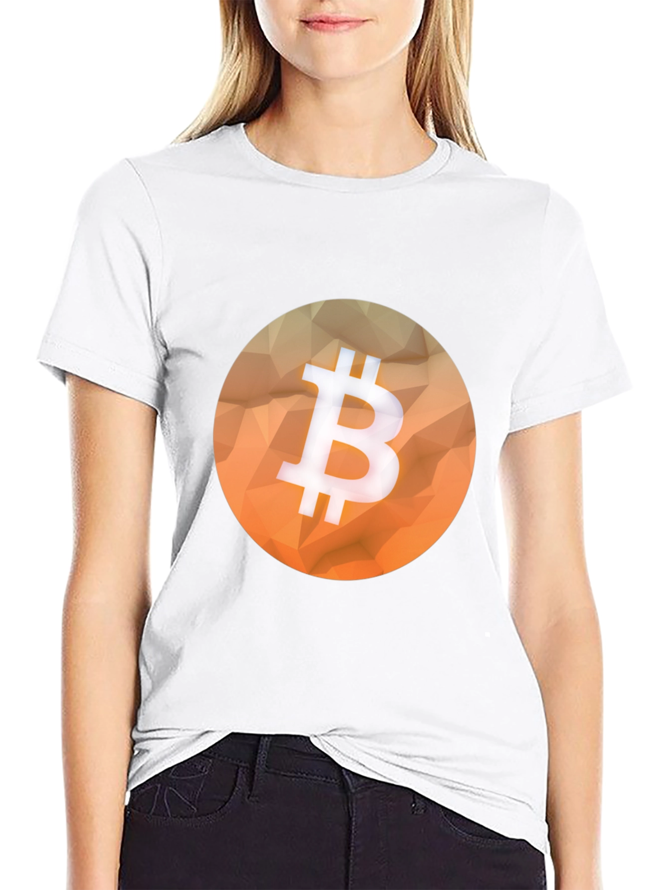 Bitcoin Graphic Tee - Black Cotton Crypto Shirt