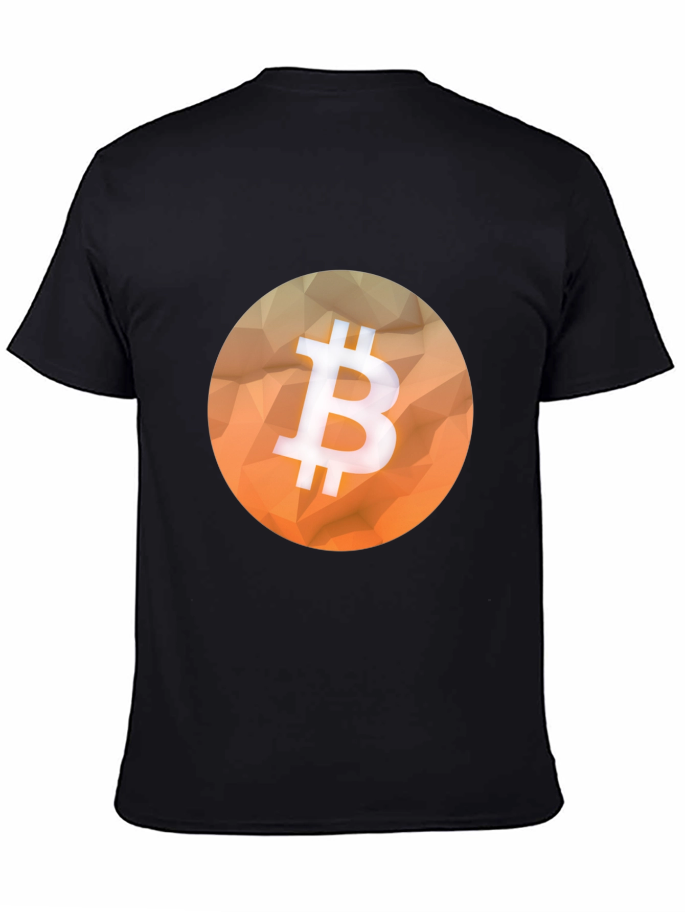 Bitcoin Graphic Tee - Black Cotton Crypto Shirt