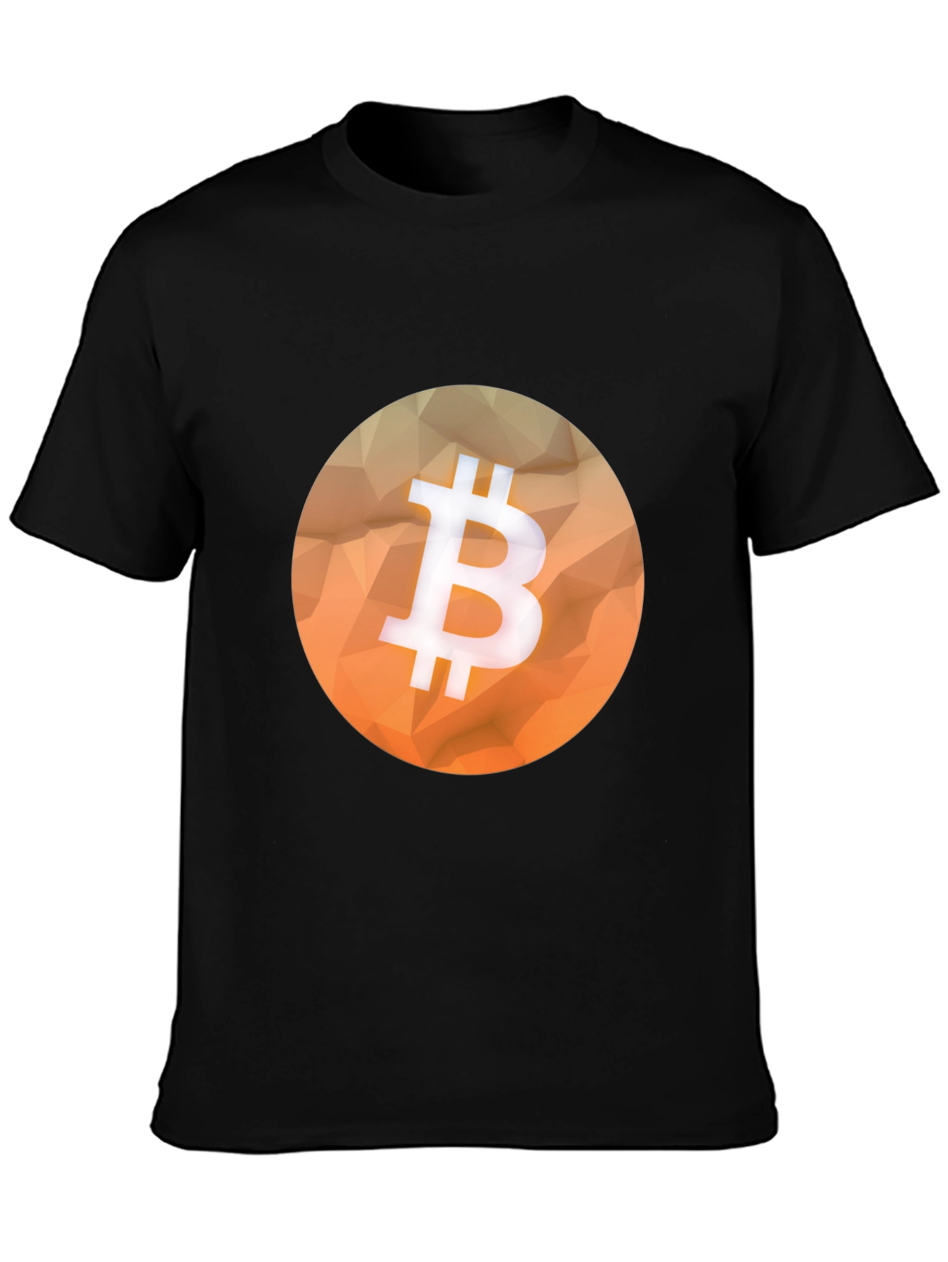 Bitcoin Graphic Tee - Black Cotton Crypto Shirt