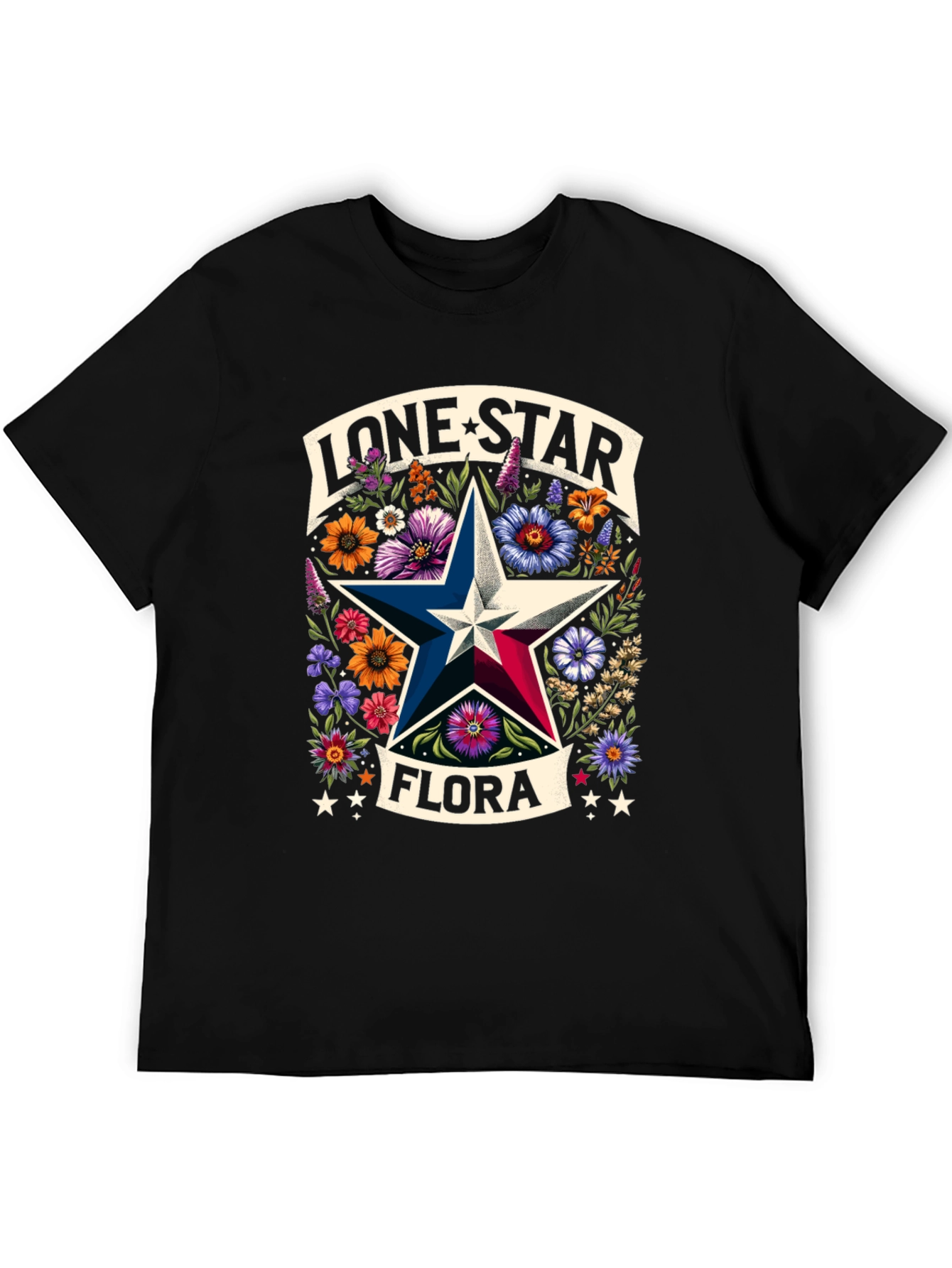 Lone Star Flora Graphic Tee - Texas Pride!