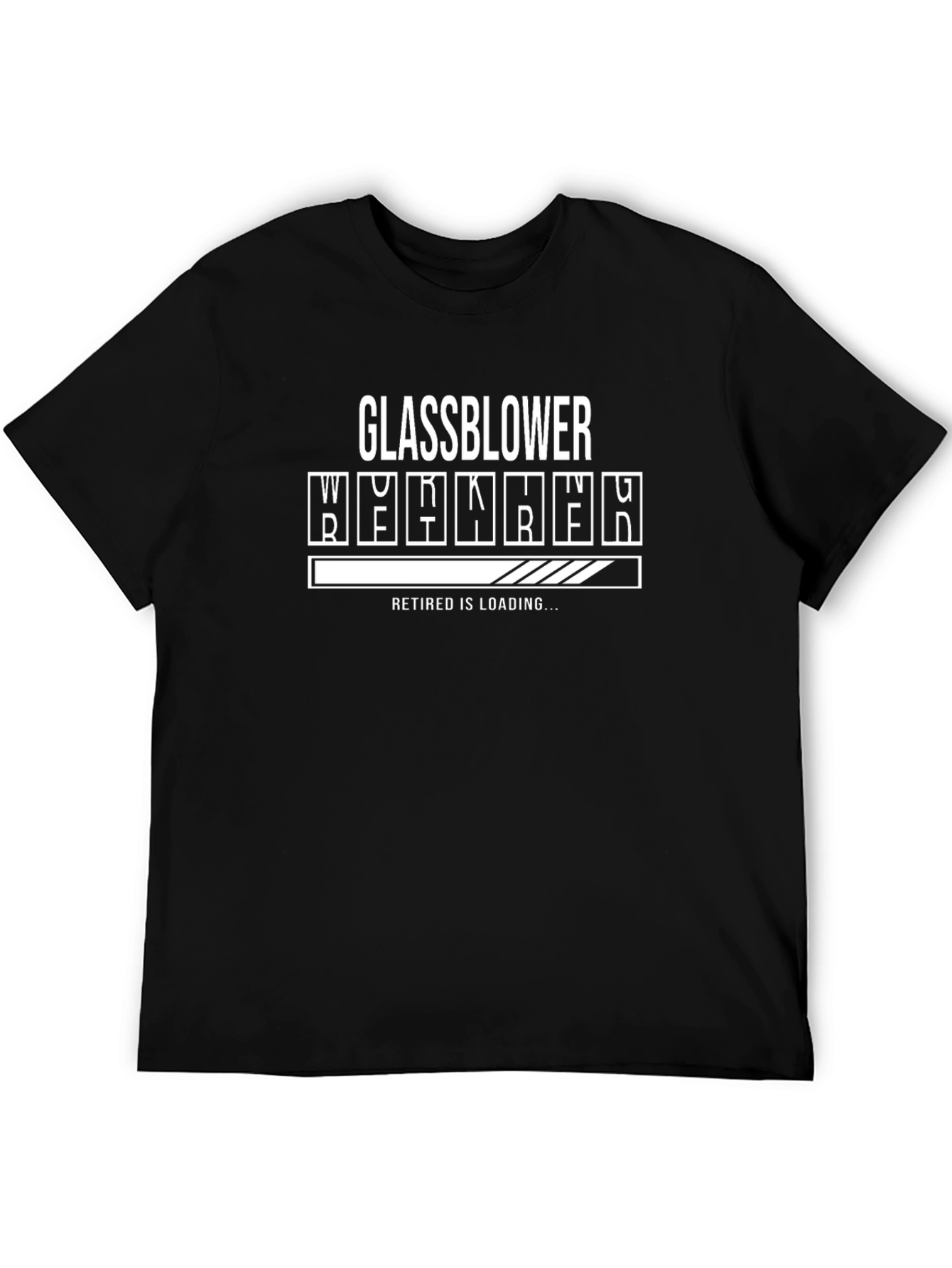 Glassblower Retirement Loading T-Shirt - Funny Job Gift