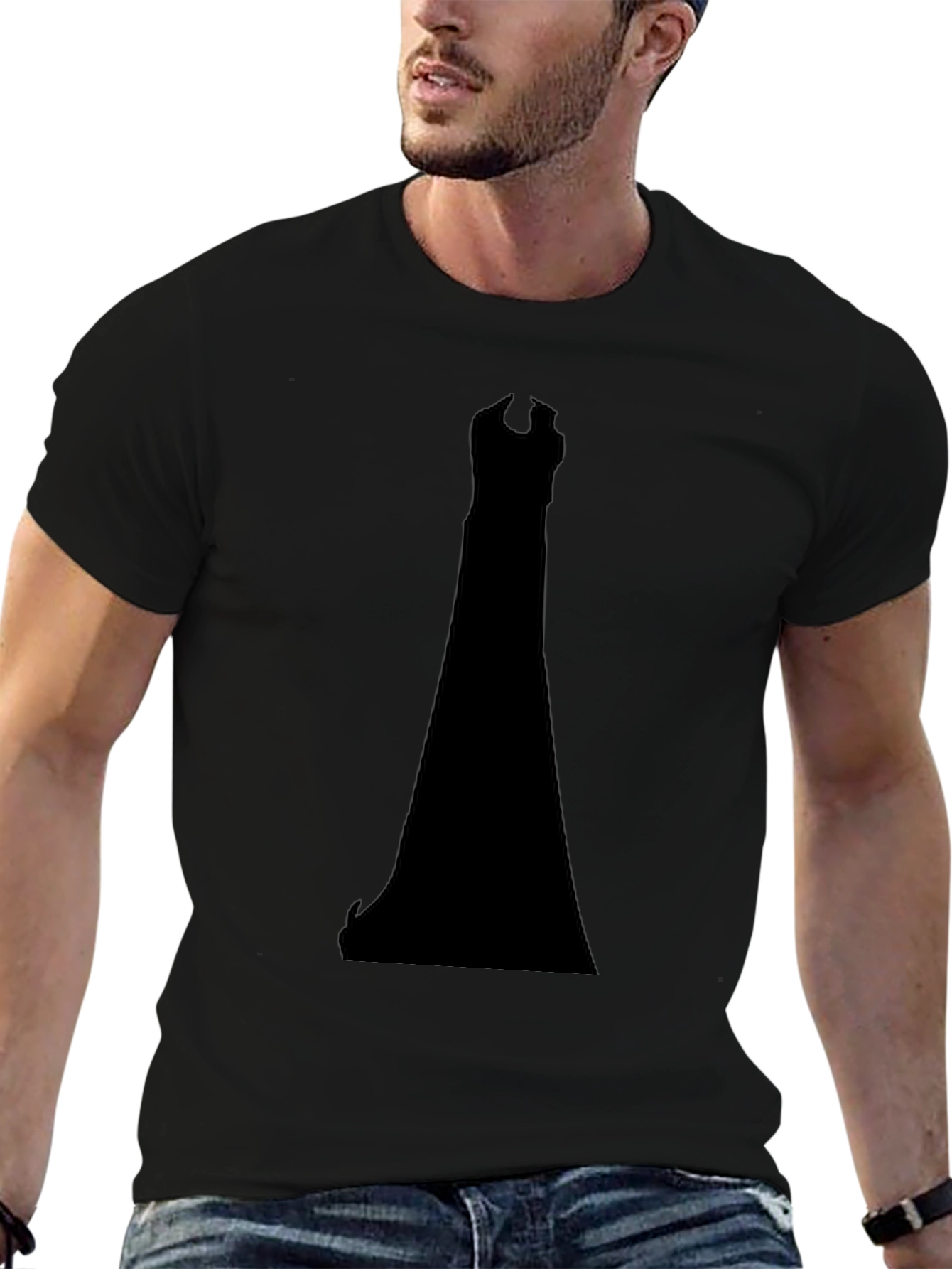 Tower Silhouette Black T-Shirt