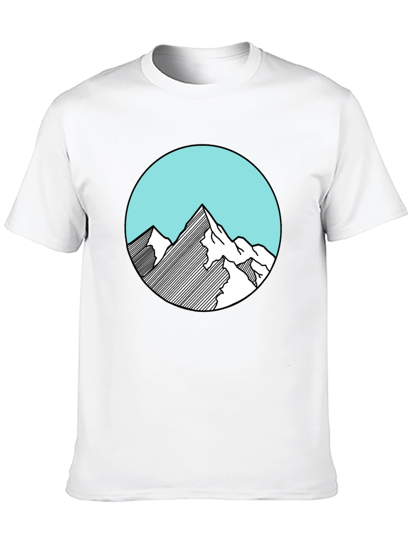 Mountain Graphic Black Tee