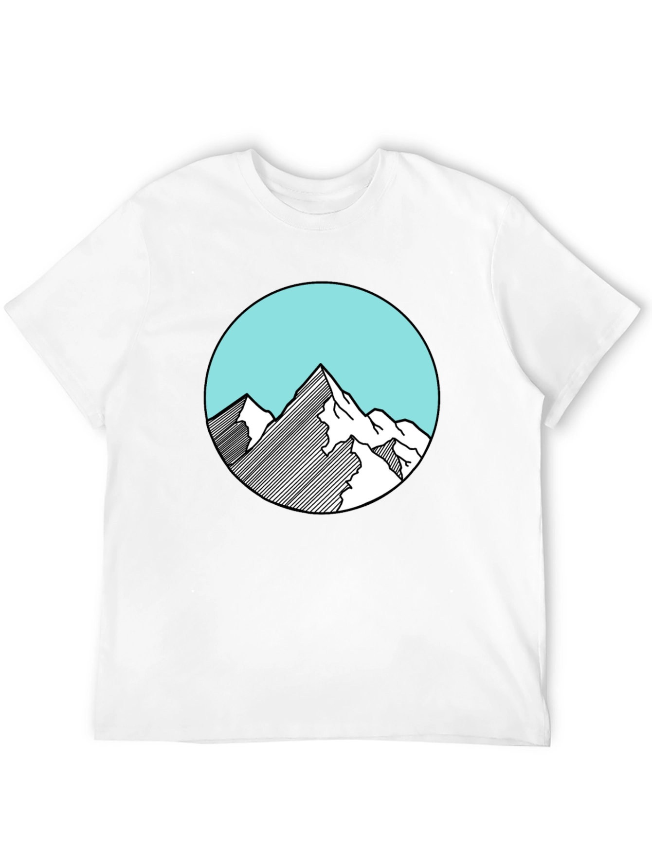 Mountain Graphic Black Tee