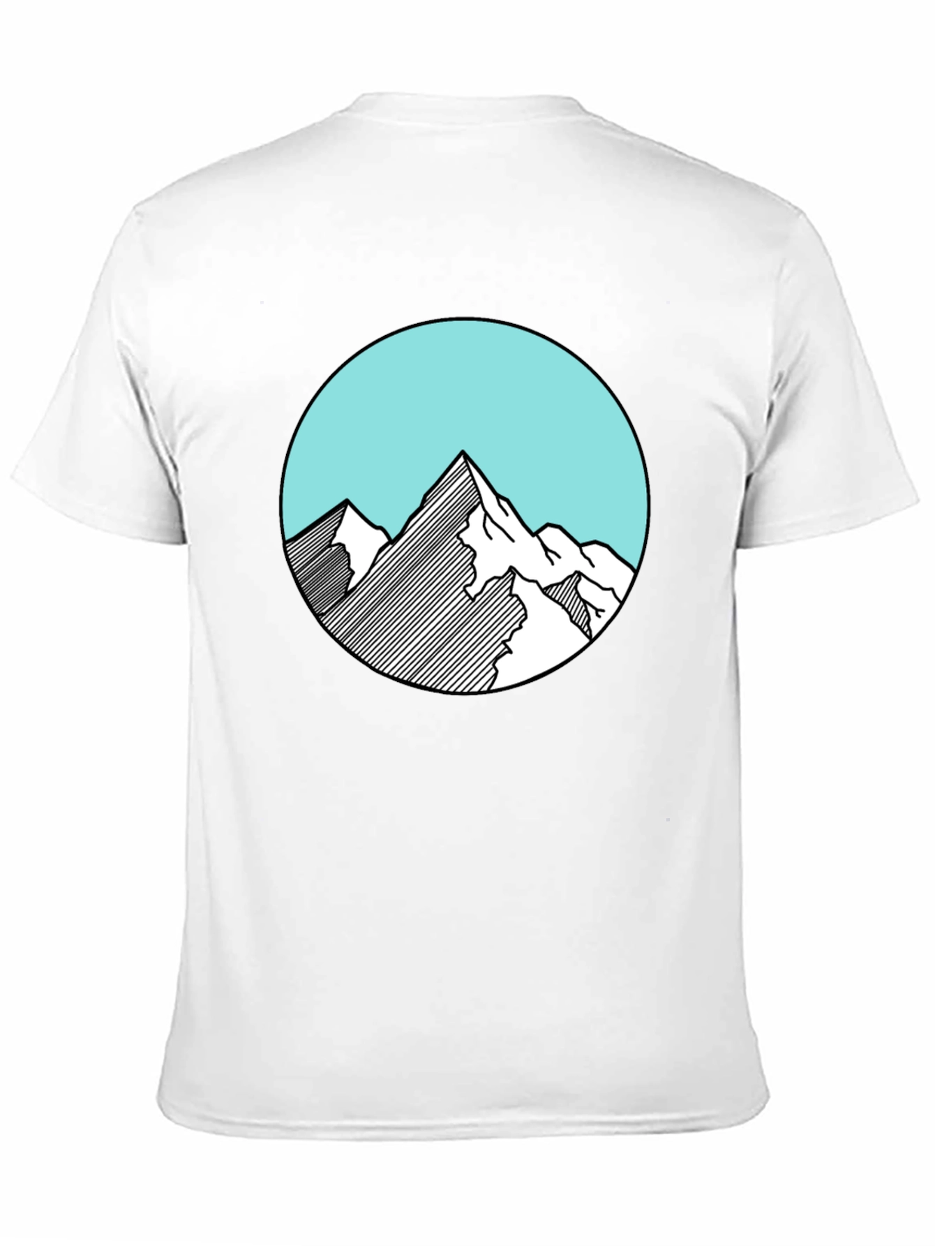 Mountain Graphic Black Tee