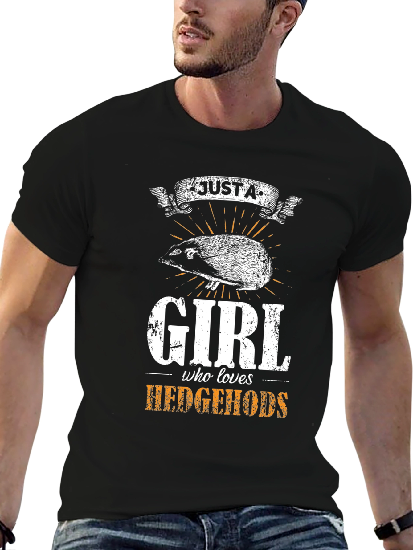Just a Girl Who Loves Hedgehogs T-Shirt