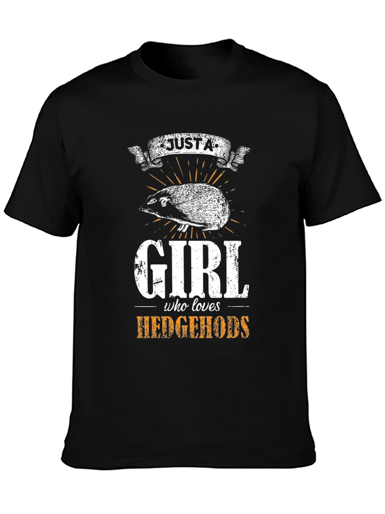 Just a Girl Who Loves Hedgehogs T-Shirt