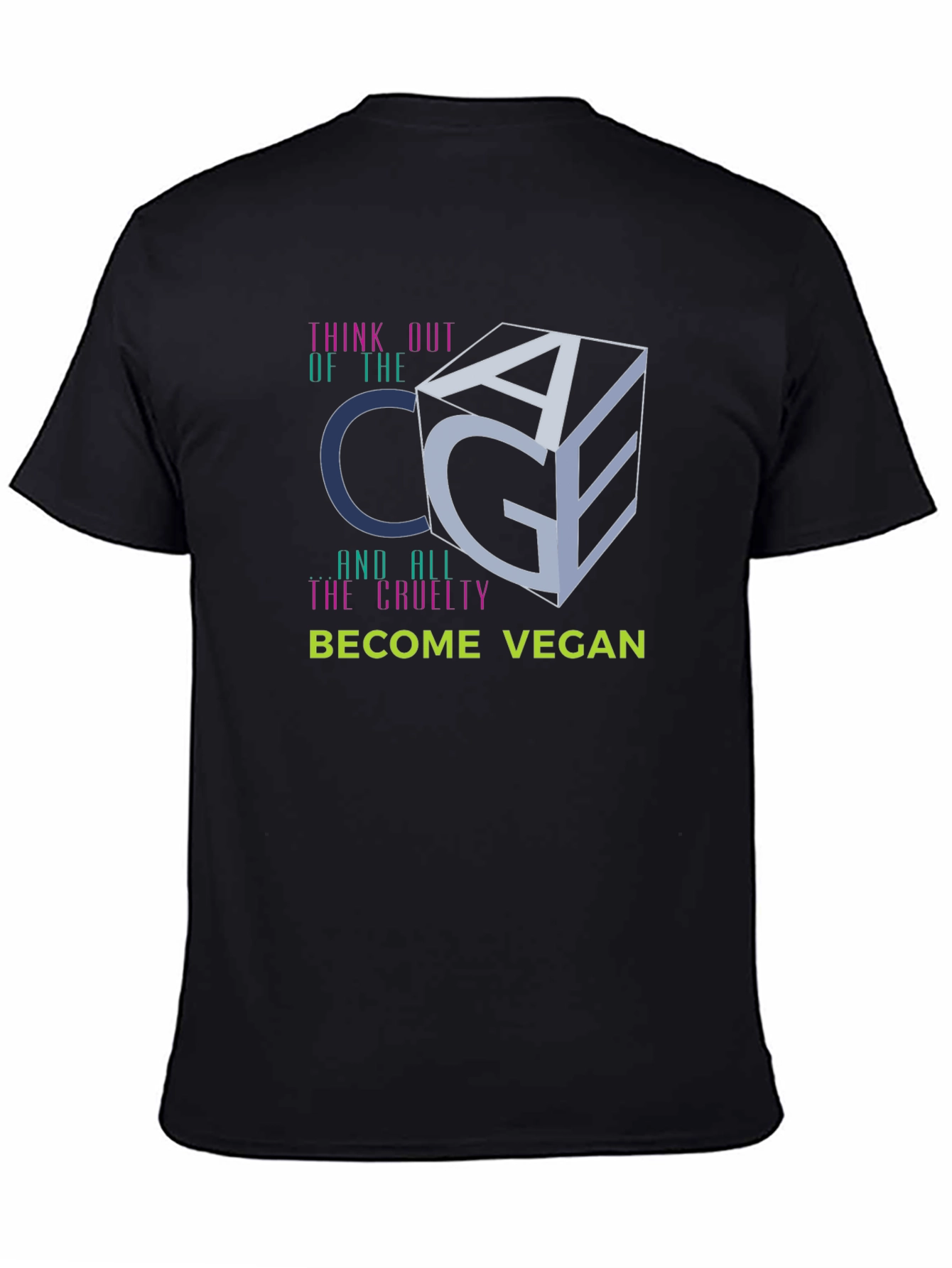 Think Out Of The Cage Vegan T-Shirt