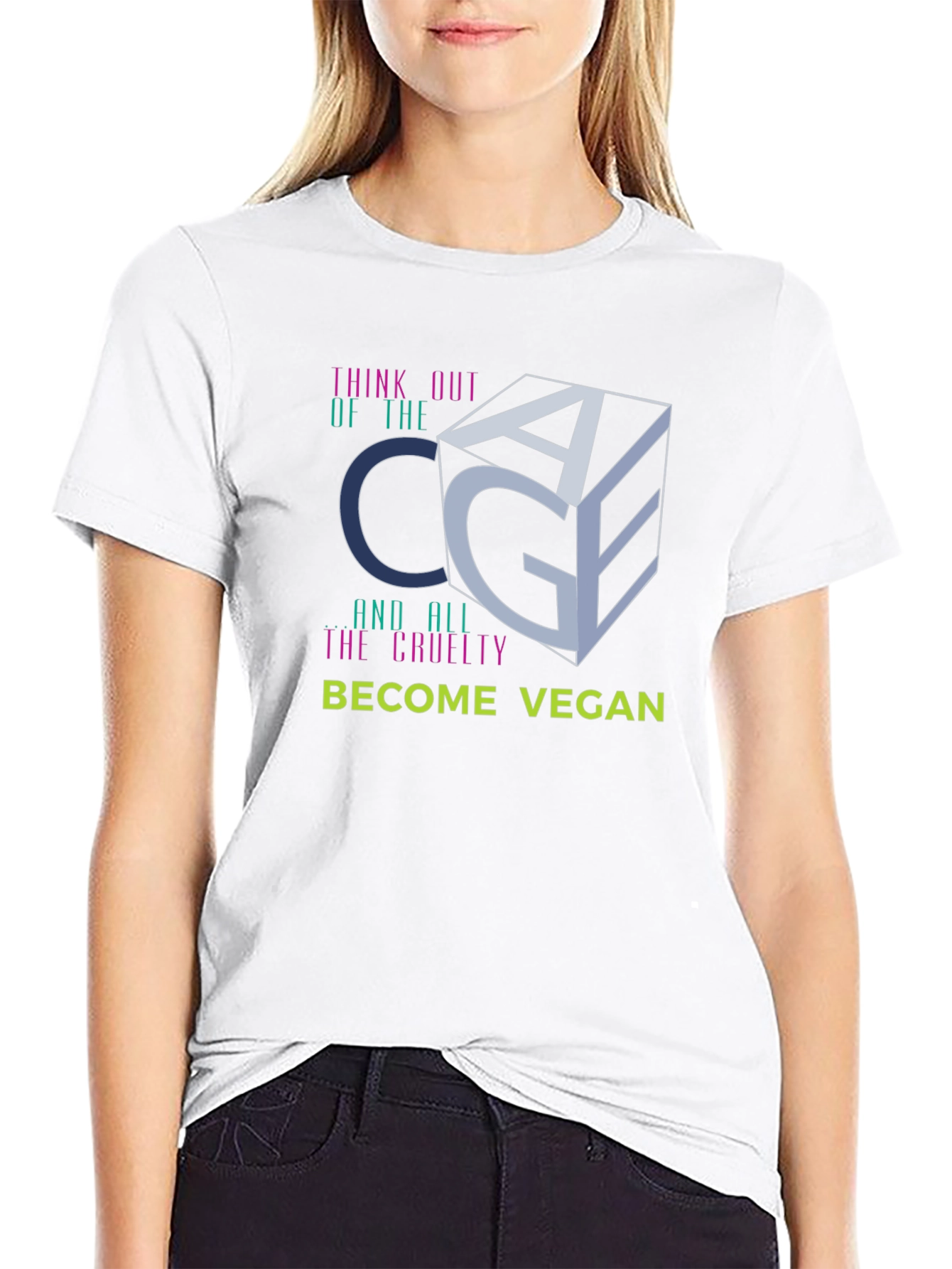 Think Out Of The Cage Vegan T-Shirt