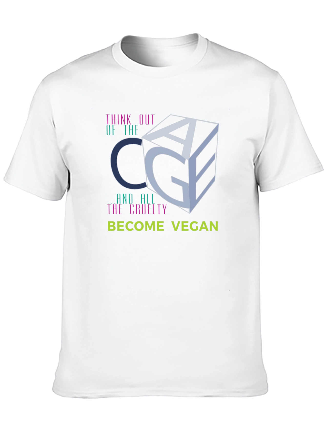 Think Out Of The Cage Vegan T-Shirt