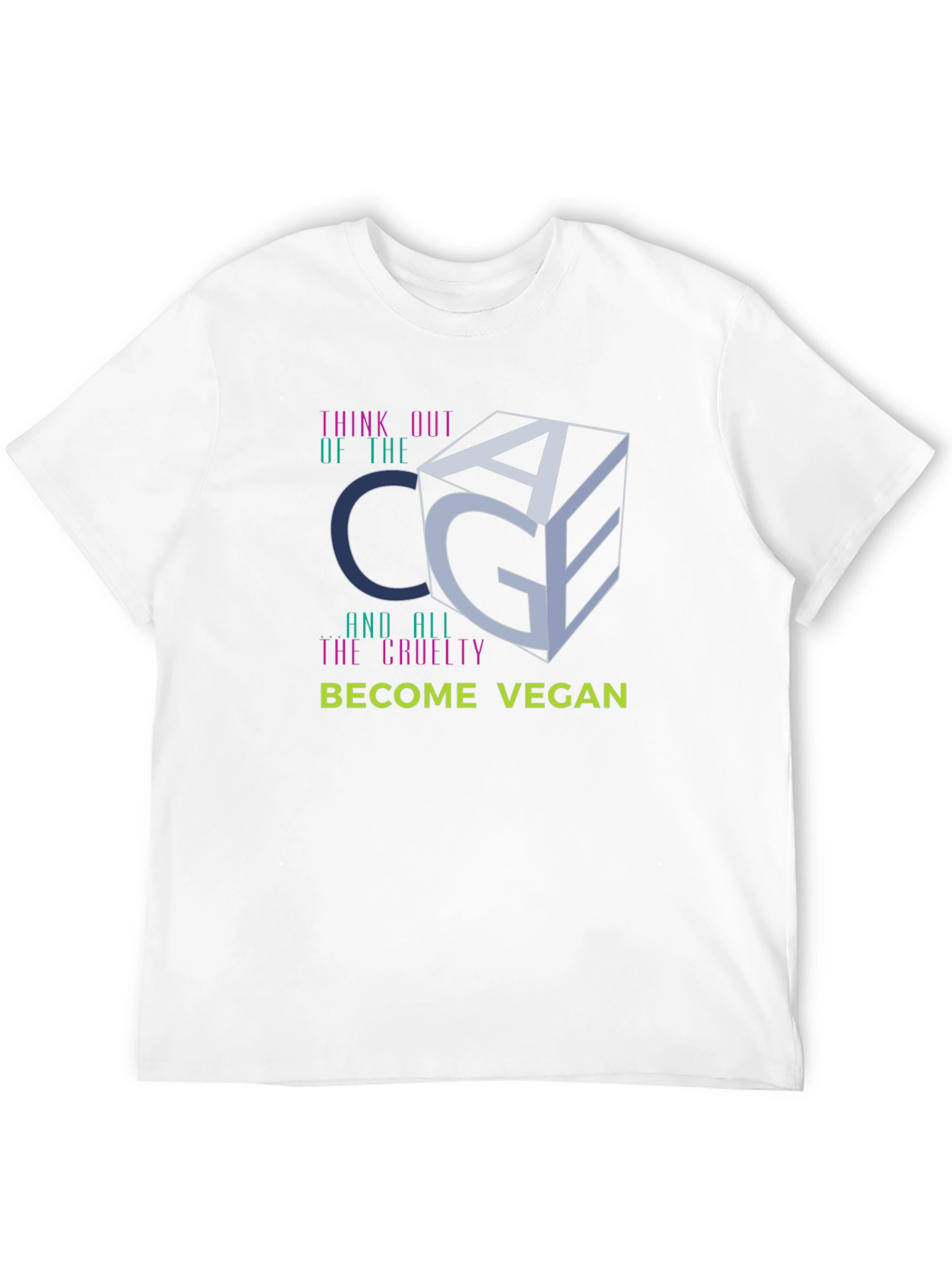 Think Out Of The Cage Vegan T-Shirt