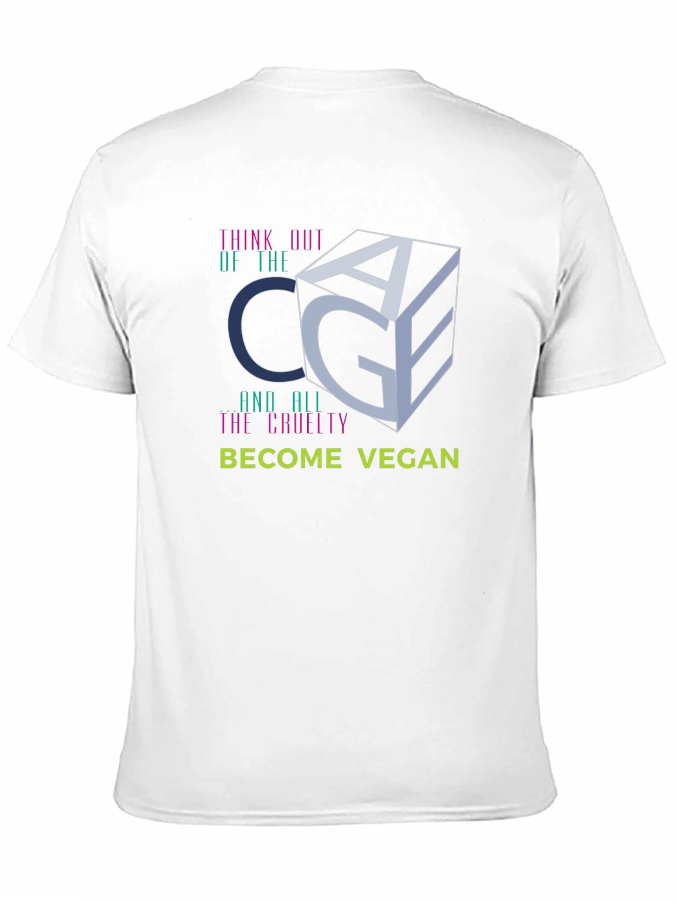 Think Out Of The Cage Vegan T-Shirt