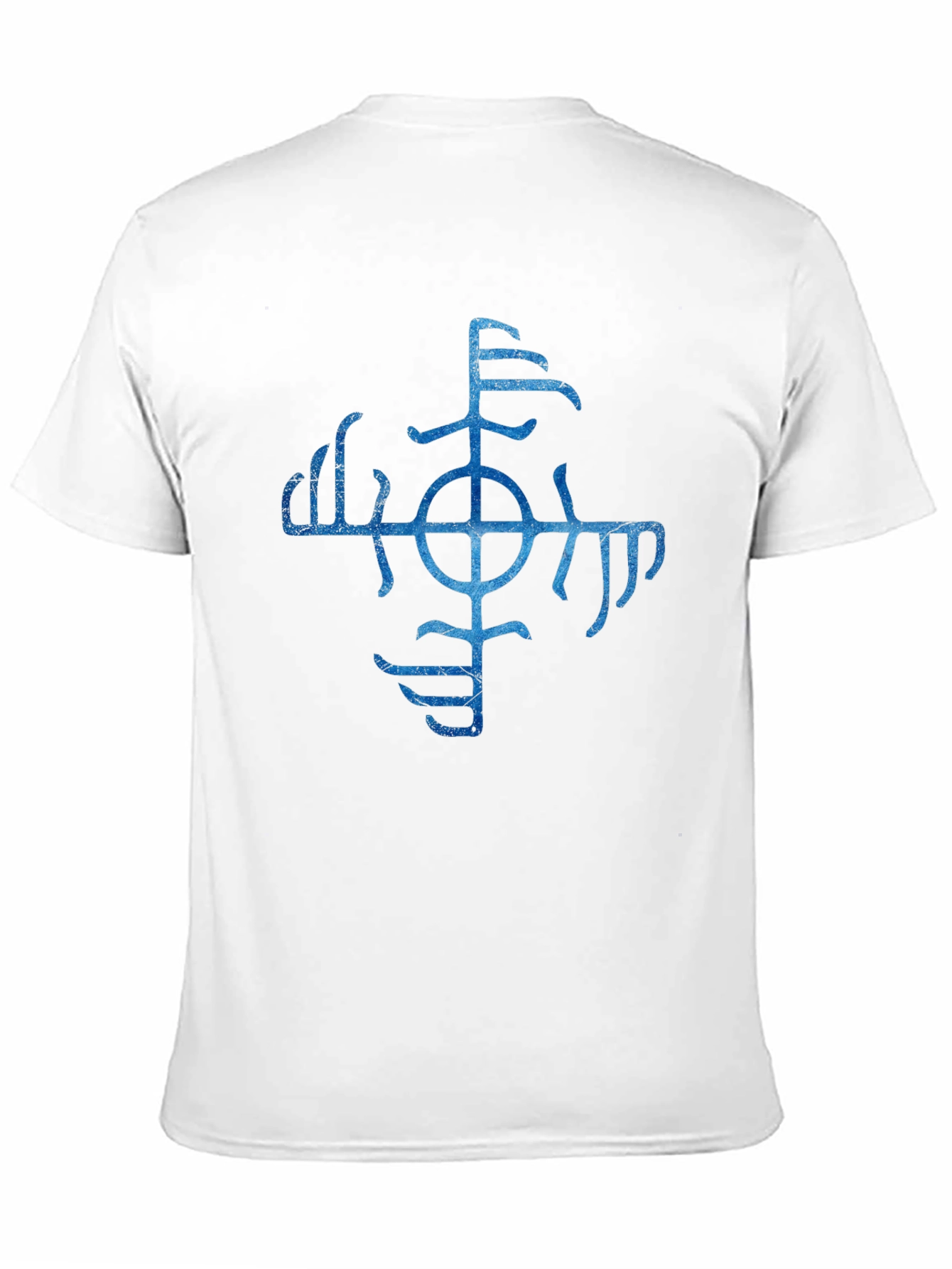 Vegvisir Compass Black T-Shirt Norse Viking Runes