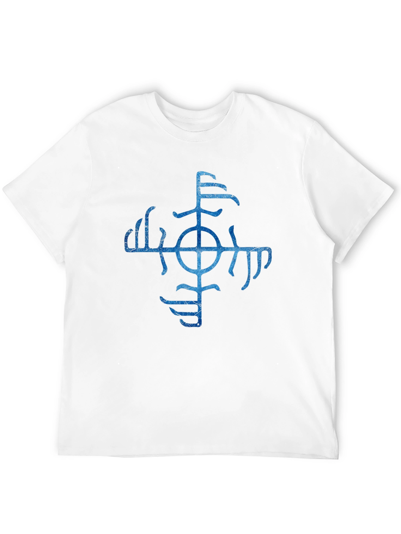 Vegvisir Compass Black T-Shirt Norse Viking Runes