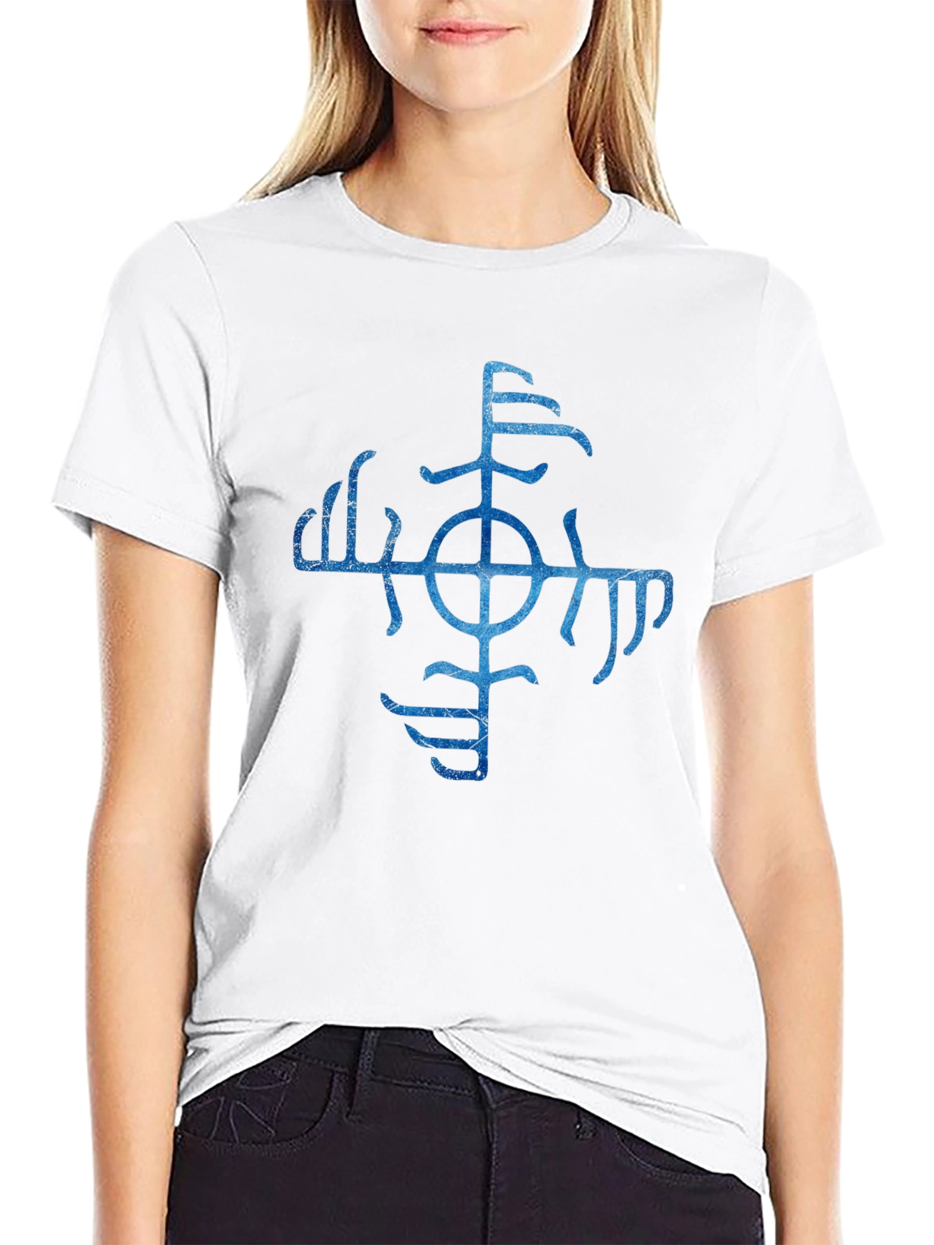 Vegvisir Compass Black T-Shirt Norse Viking Runes