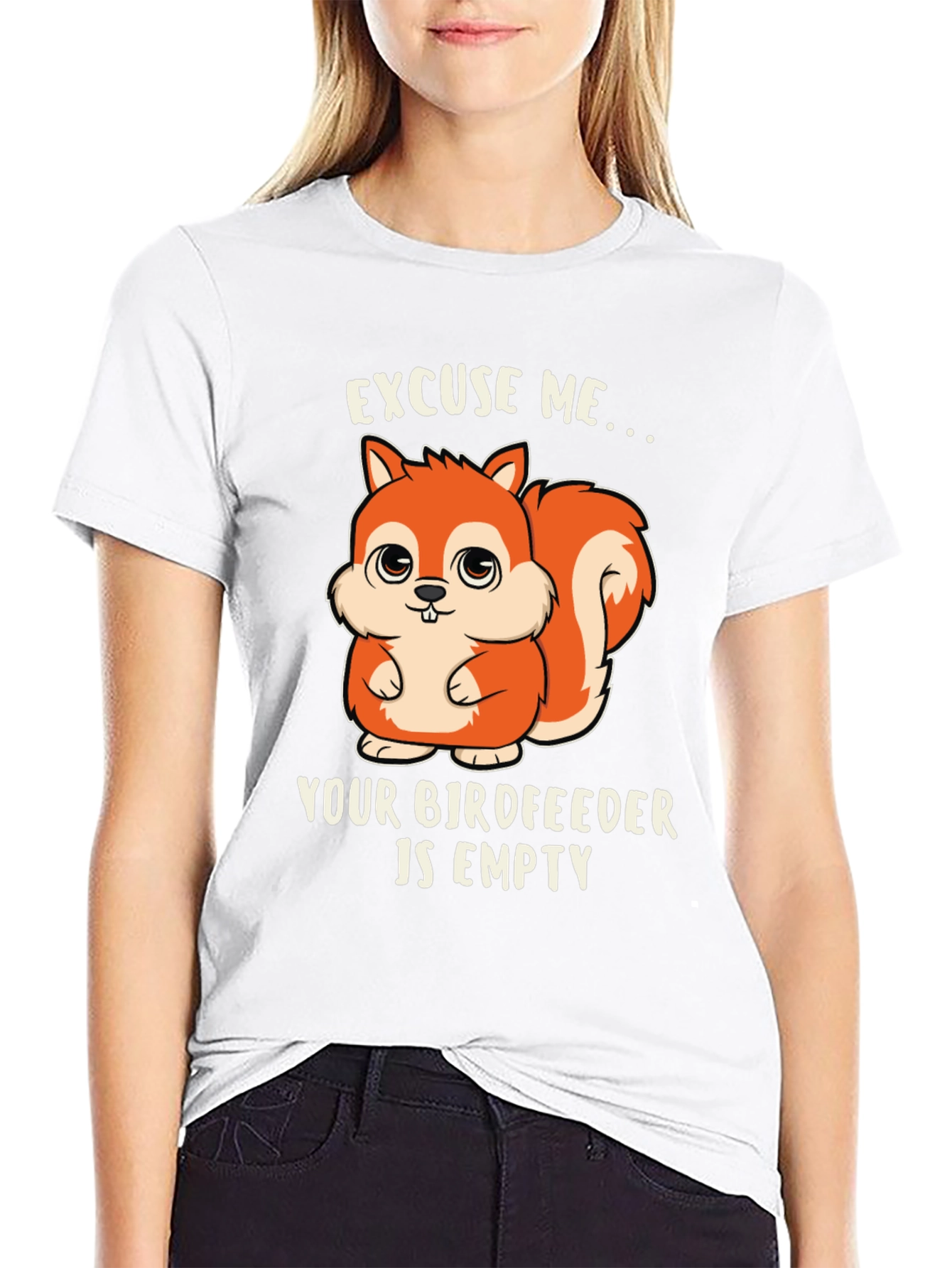 Cute Squirrel Bird Feeder T-Shirt