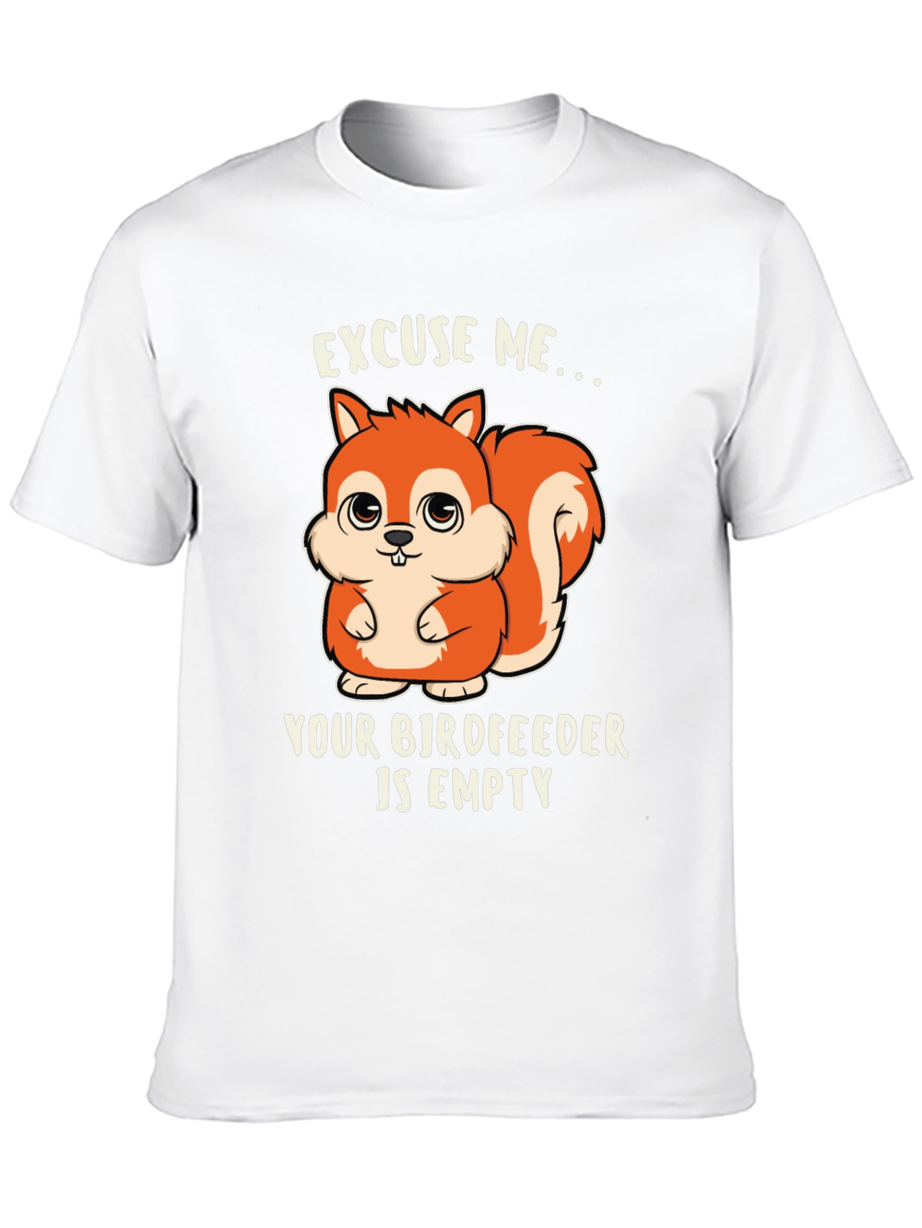 Cute Squirrel Bird Feeder T-Shirt