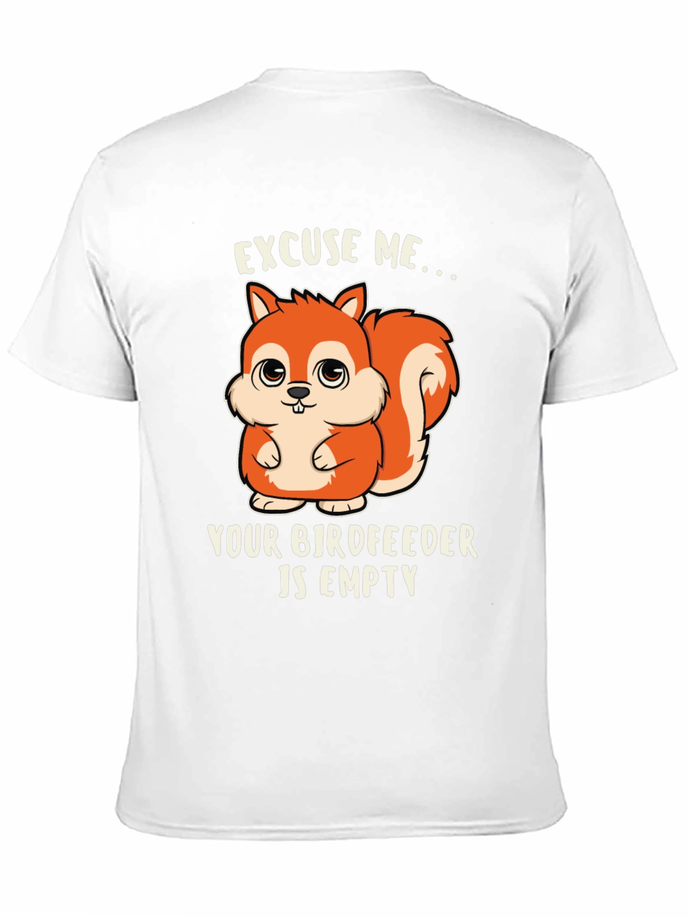 Cute Squirrel Bird Feeder T-Shirt