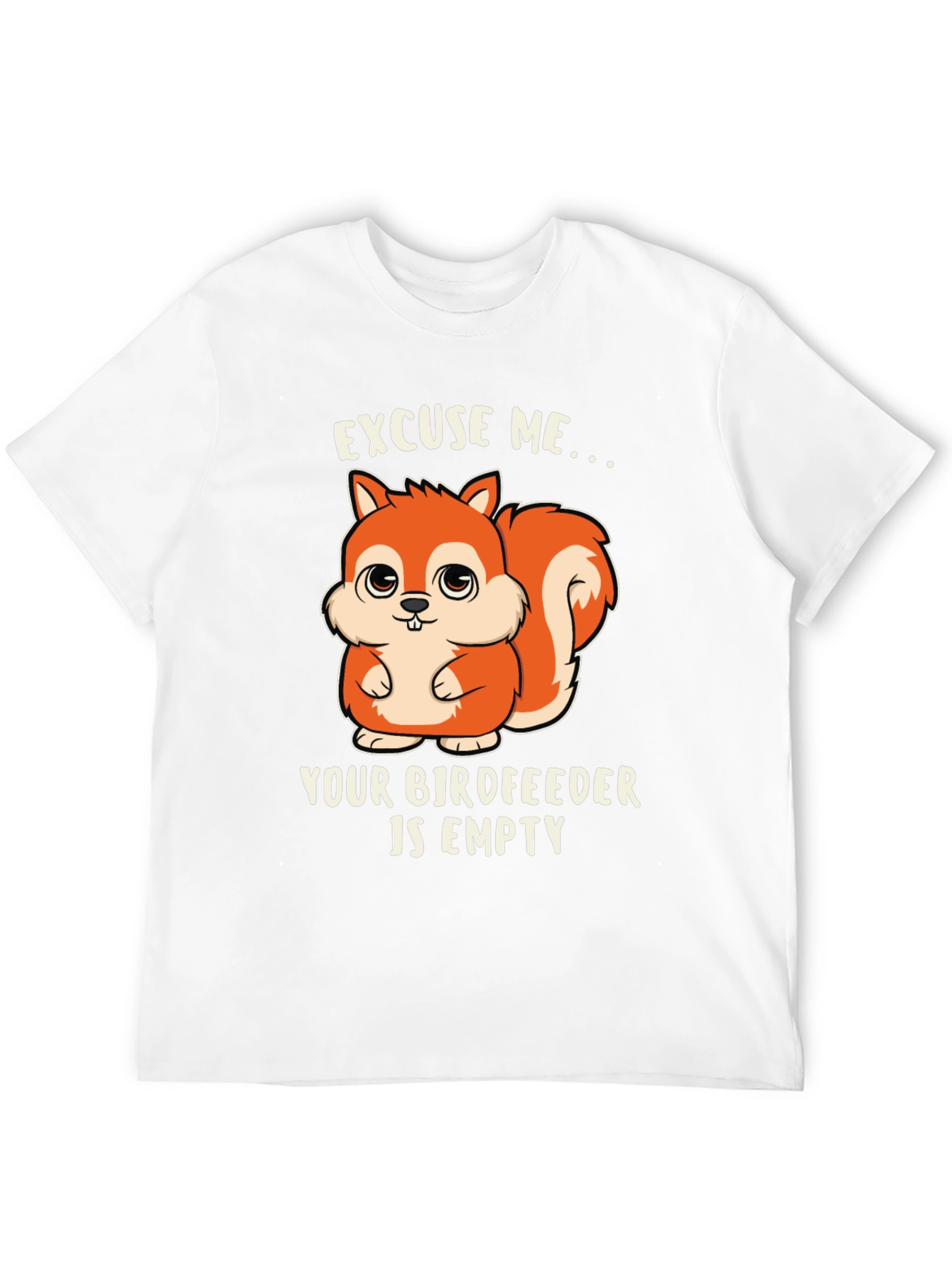 Cute Squirrel Bird Feeder T-Shirt
