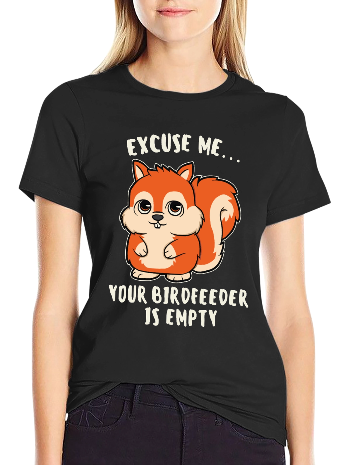 Cute Squirrel Bird Feeder T-Shirt