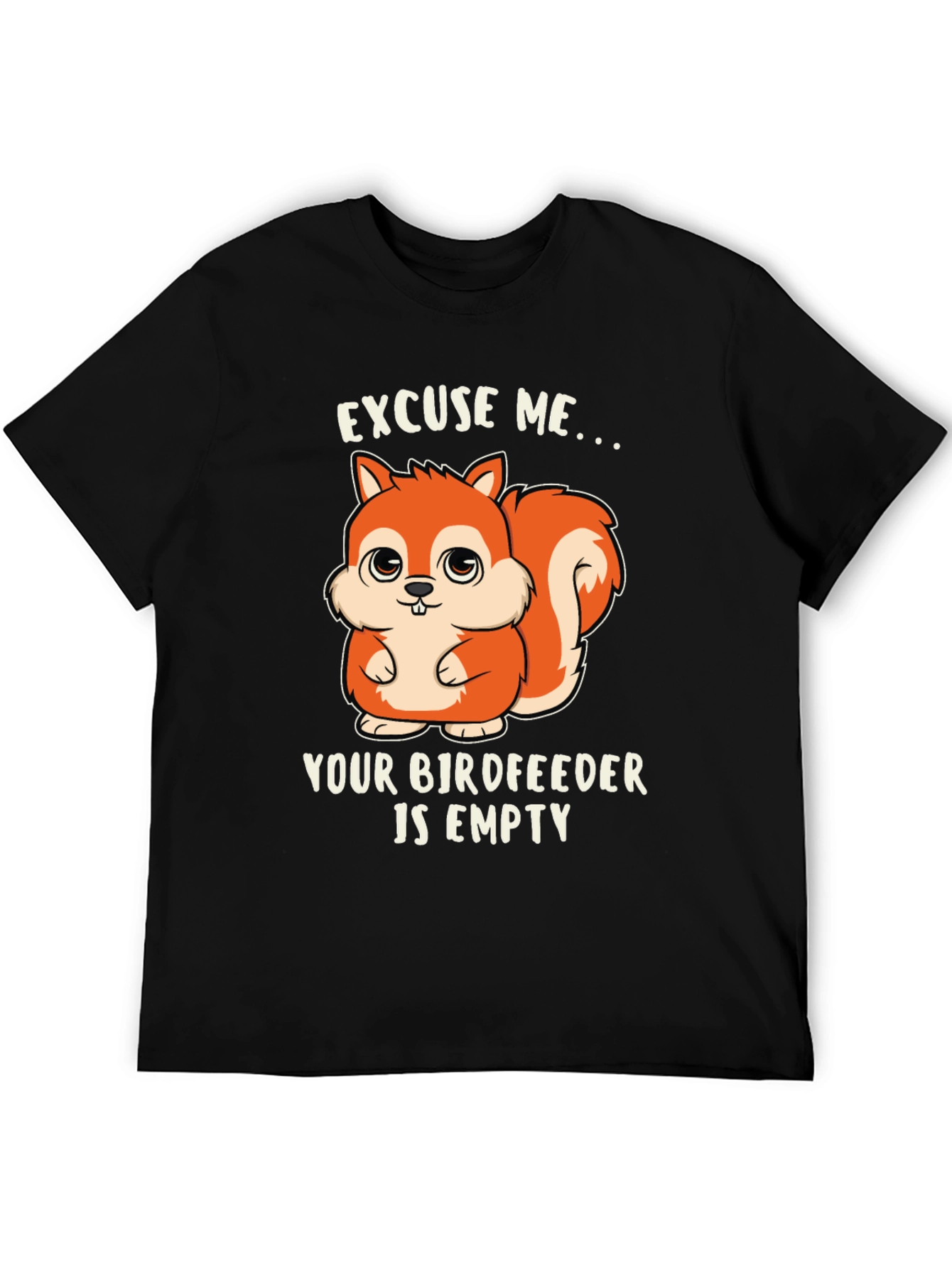 Cute Squirrel Bird Feeder T-Shirt