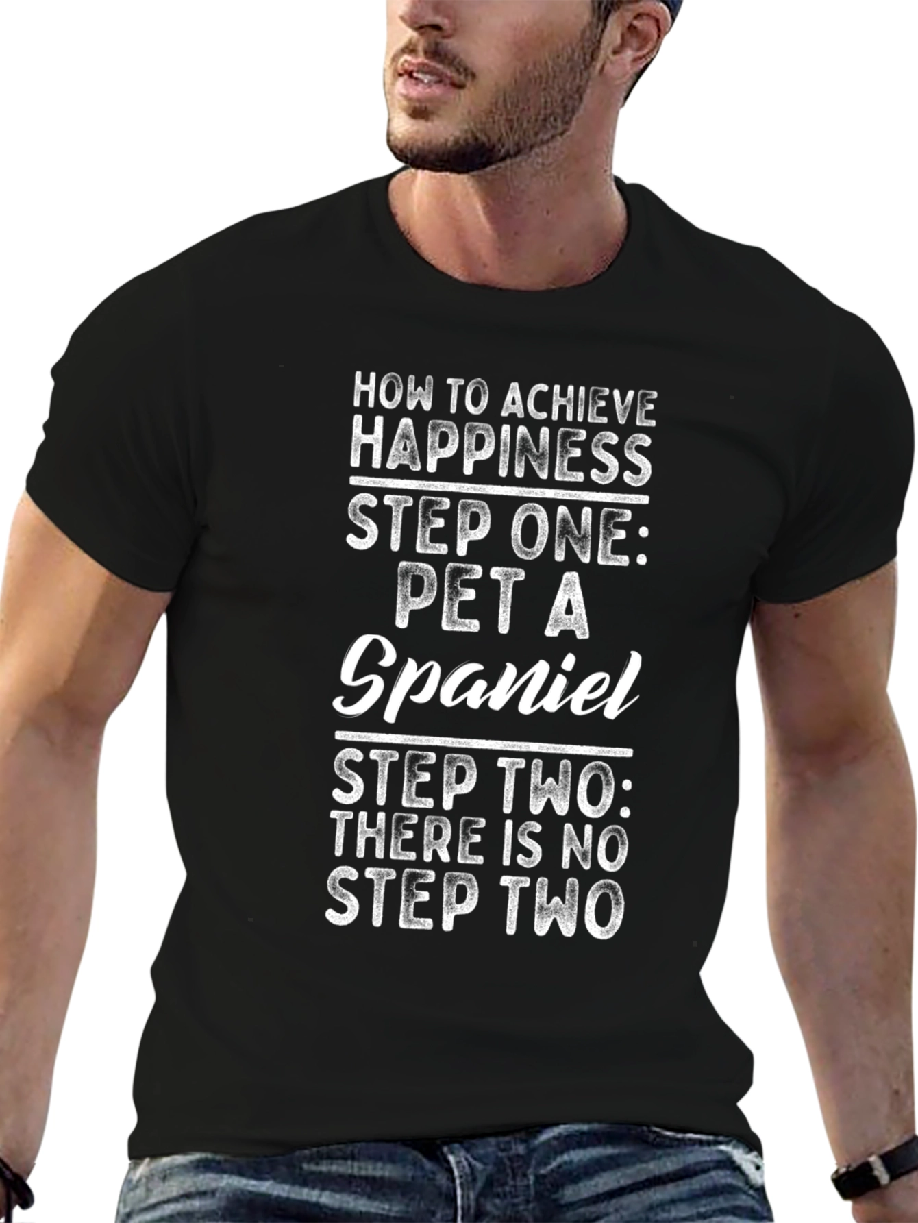 Pet A Spaniel T-Shirt: Happiness Simplified